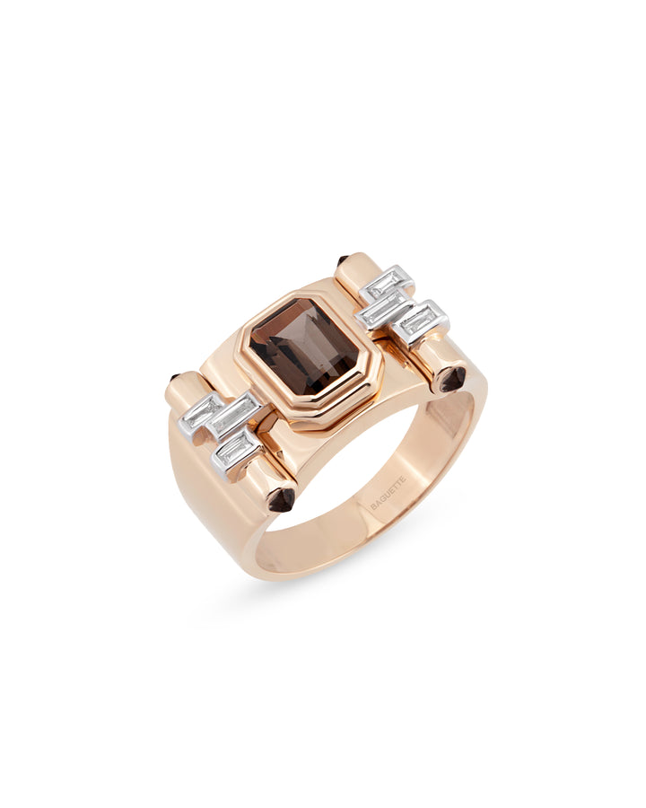 Greta Petit Smoky Topaz Yüzük
