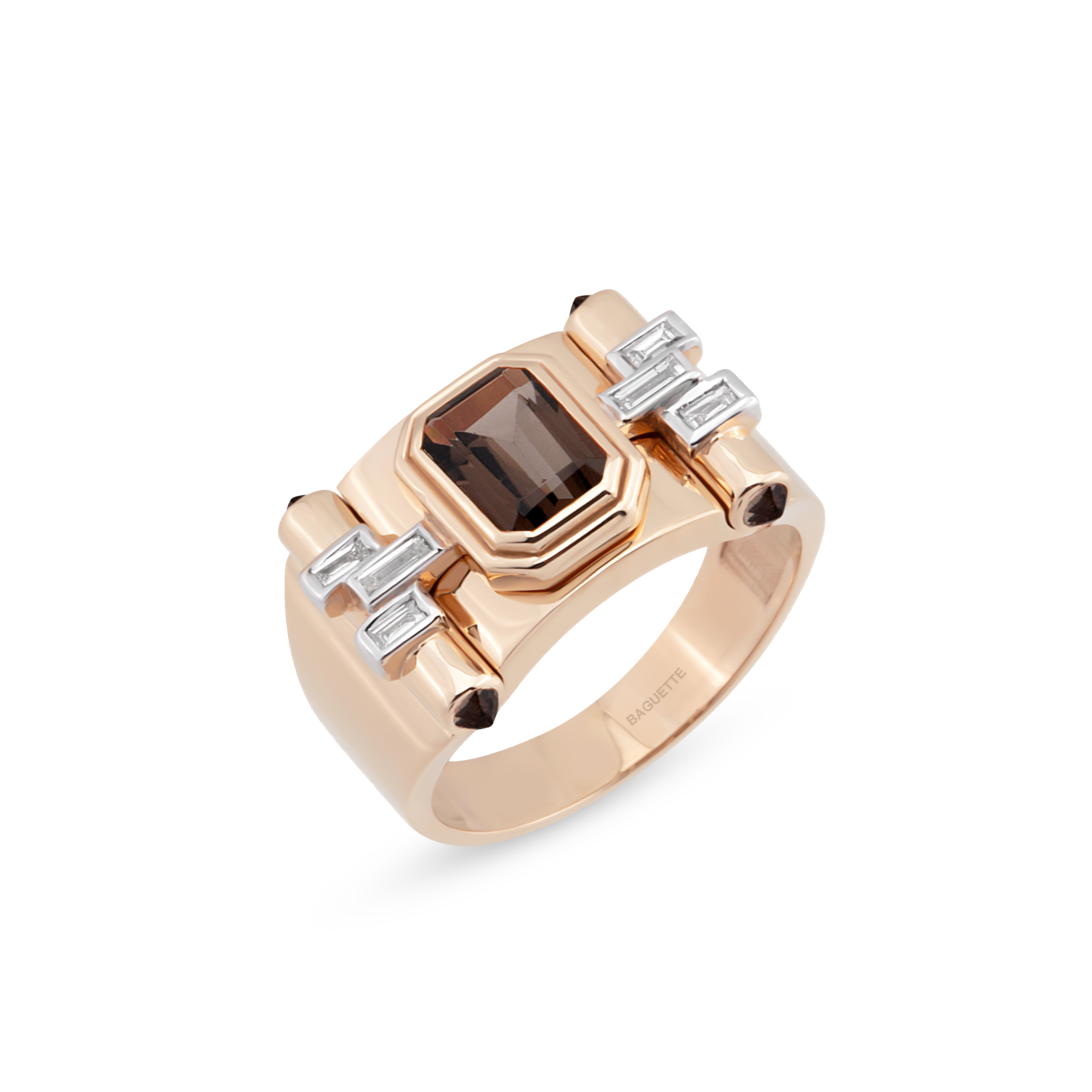 Greta Petit Smoky Topaz Yüzük