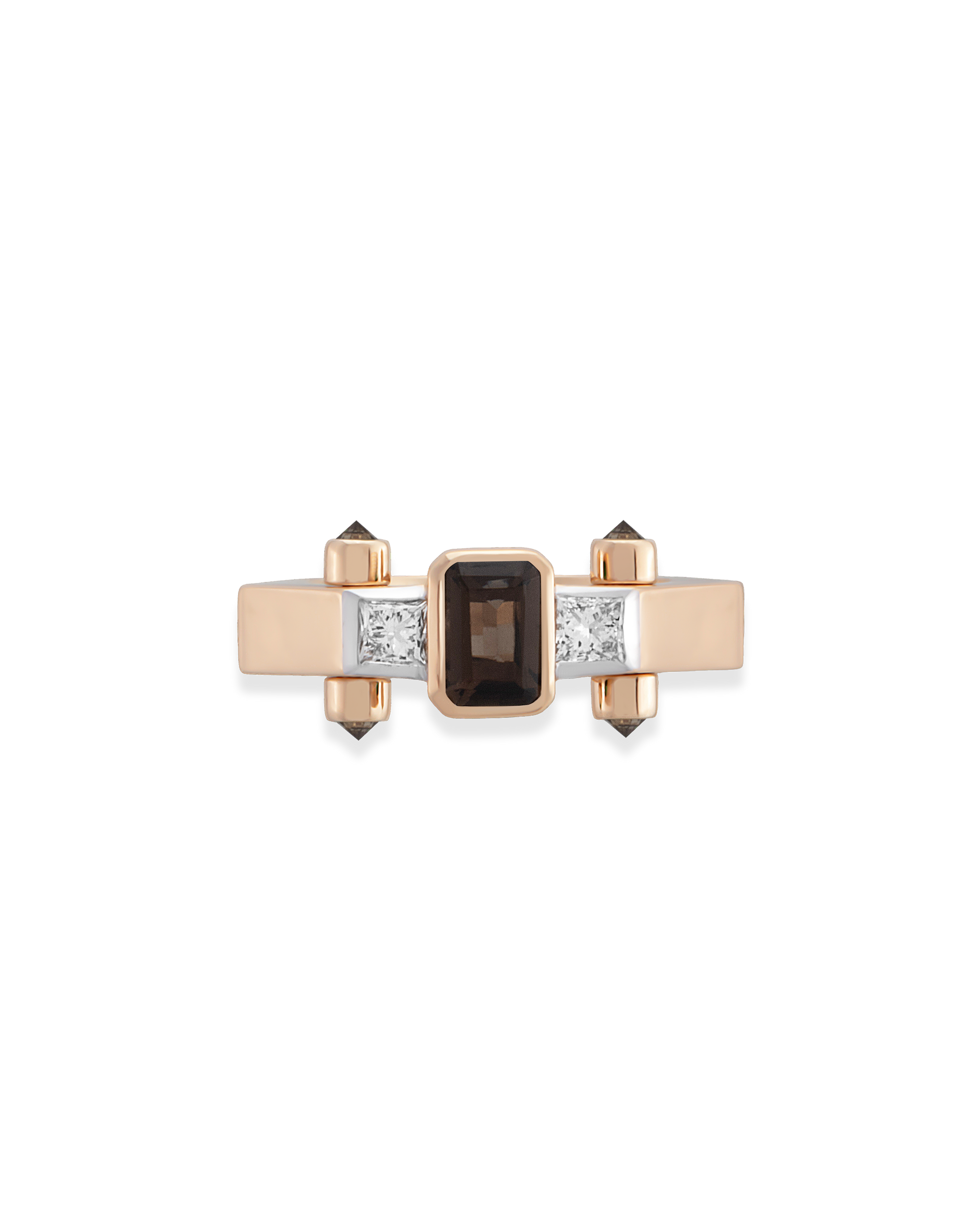 Janet Nova Smoky Topaz Yüzük