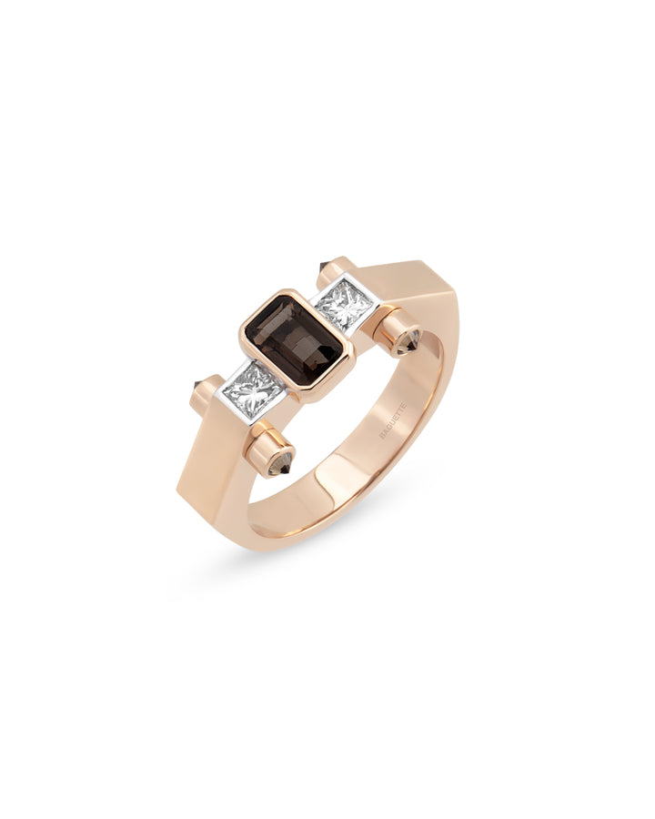Janet Nova Smoky Topaz Yüzük