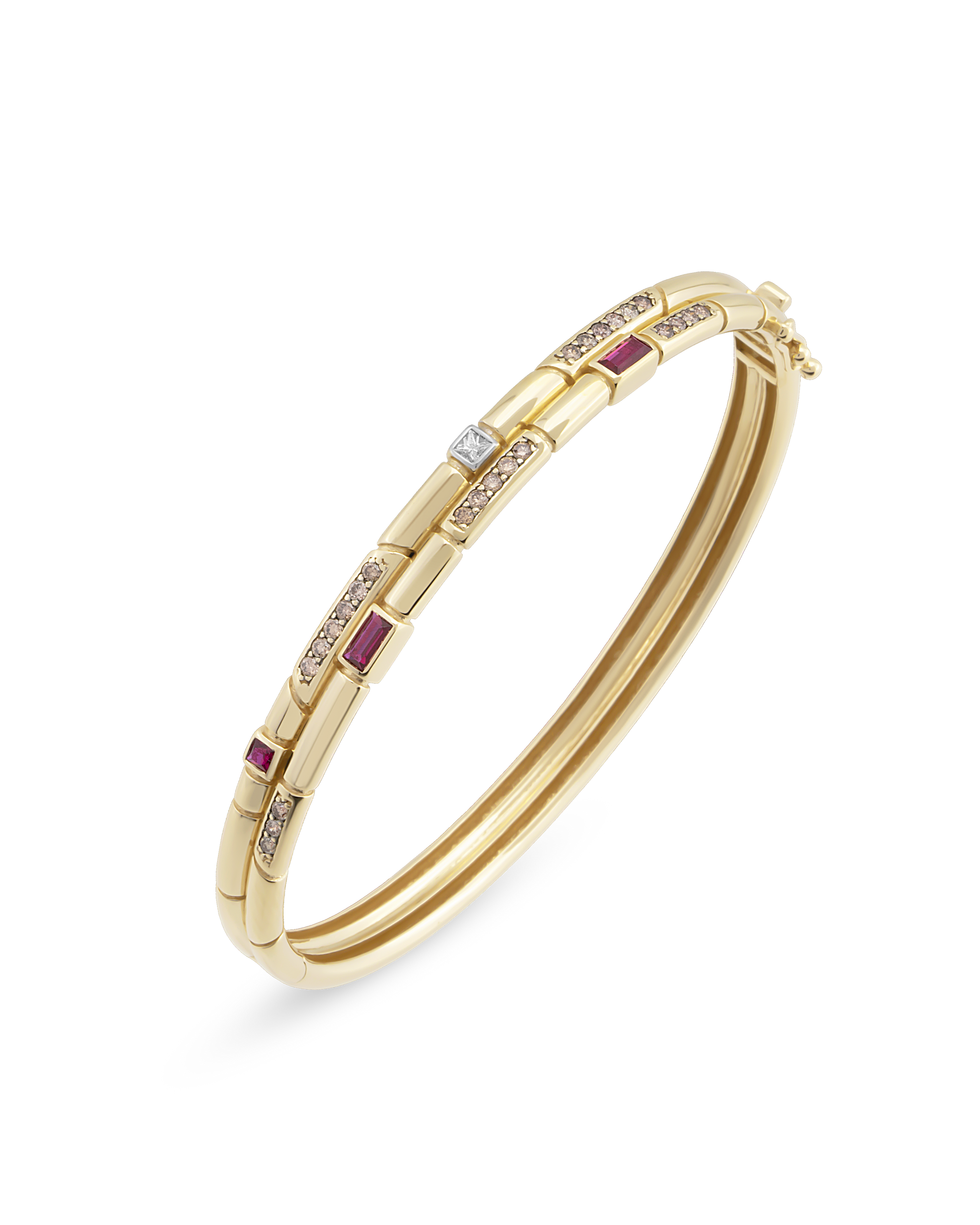 Daria Cognac Kelepçe Bileklik