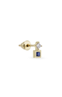 Duo Square Gem Tekli Küpe