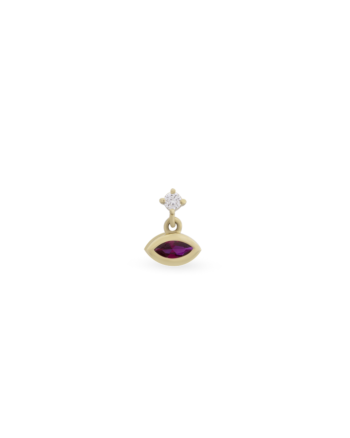 Drop Marquise Gem Piercing