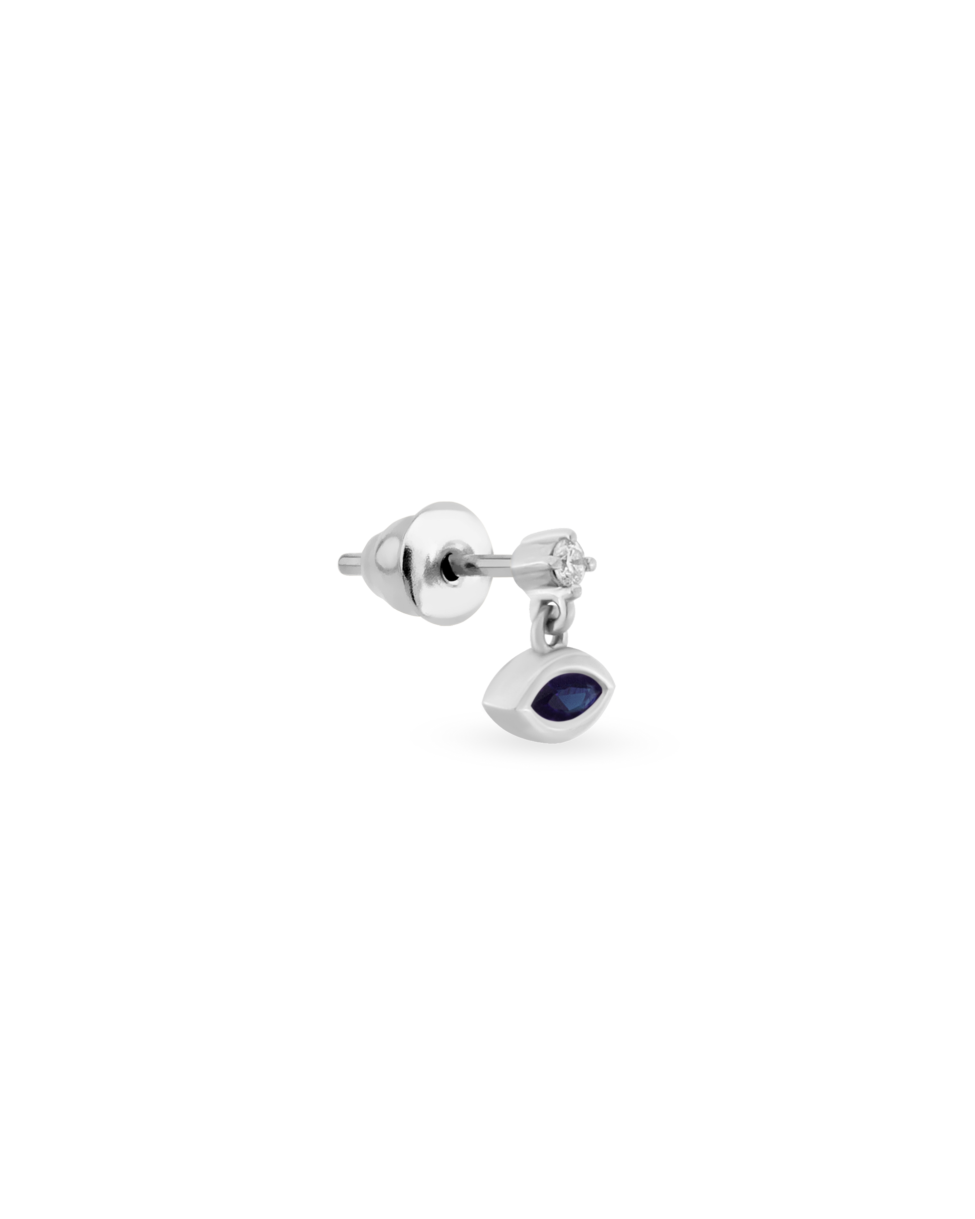 Drop Marquise Gem Tekli Küpe