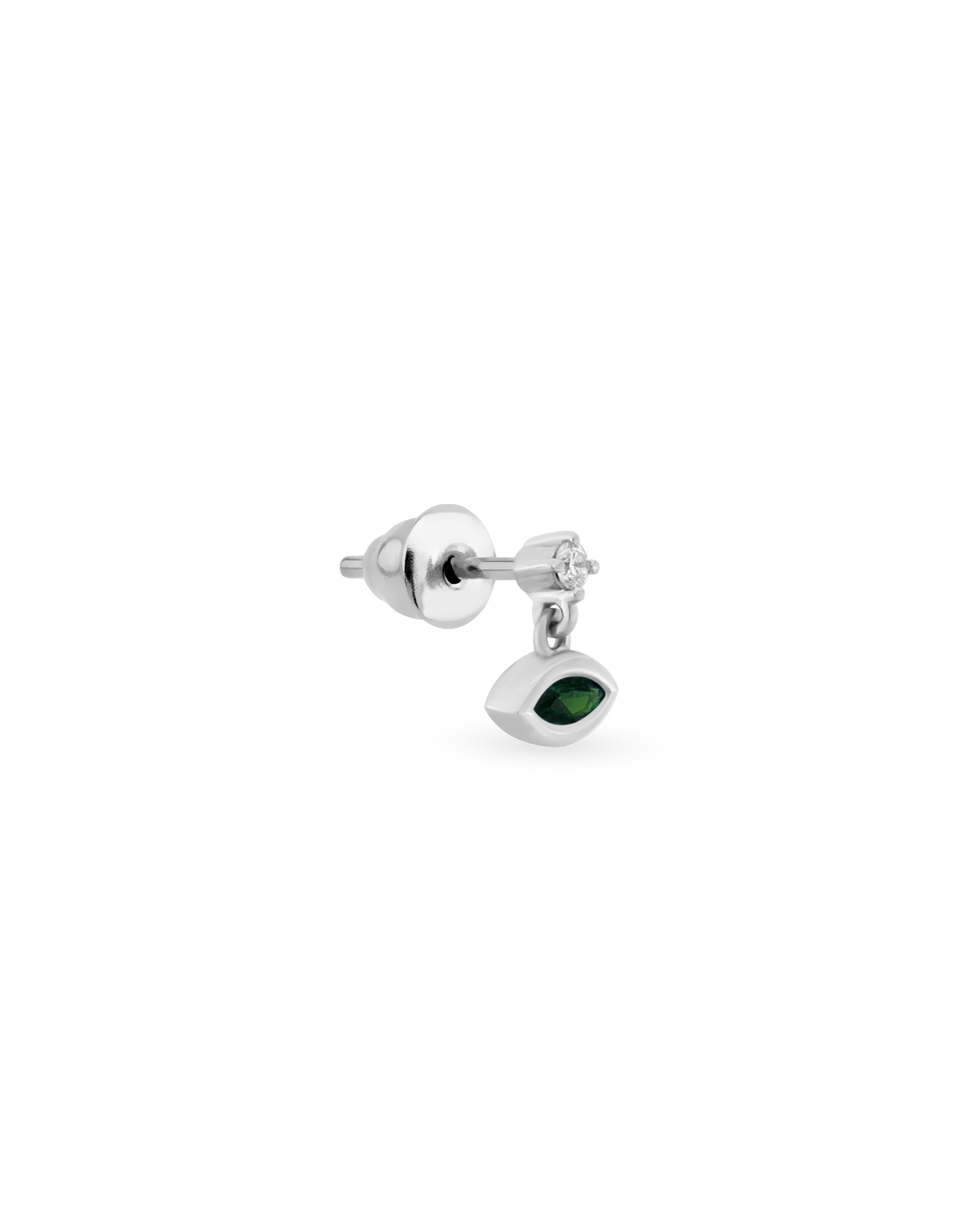 Drop Marquise Gem Tekli Küpe