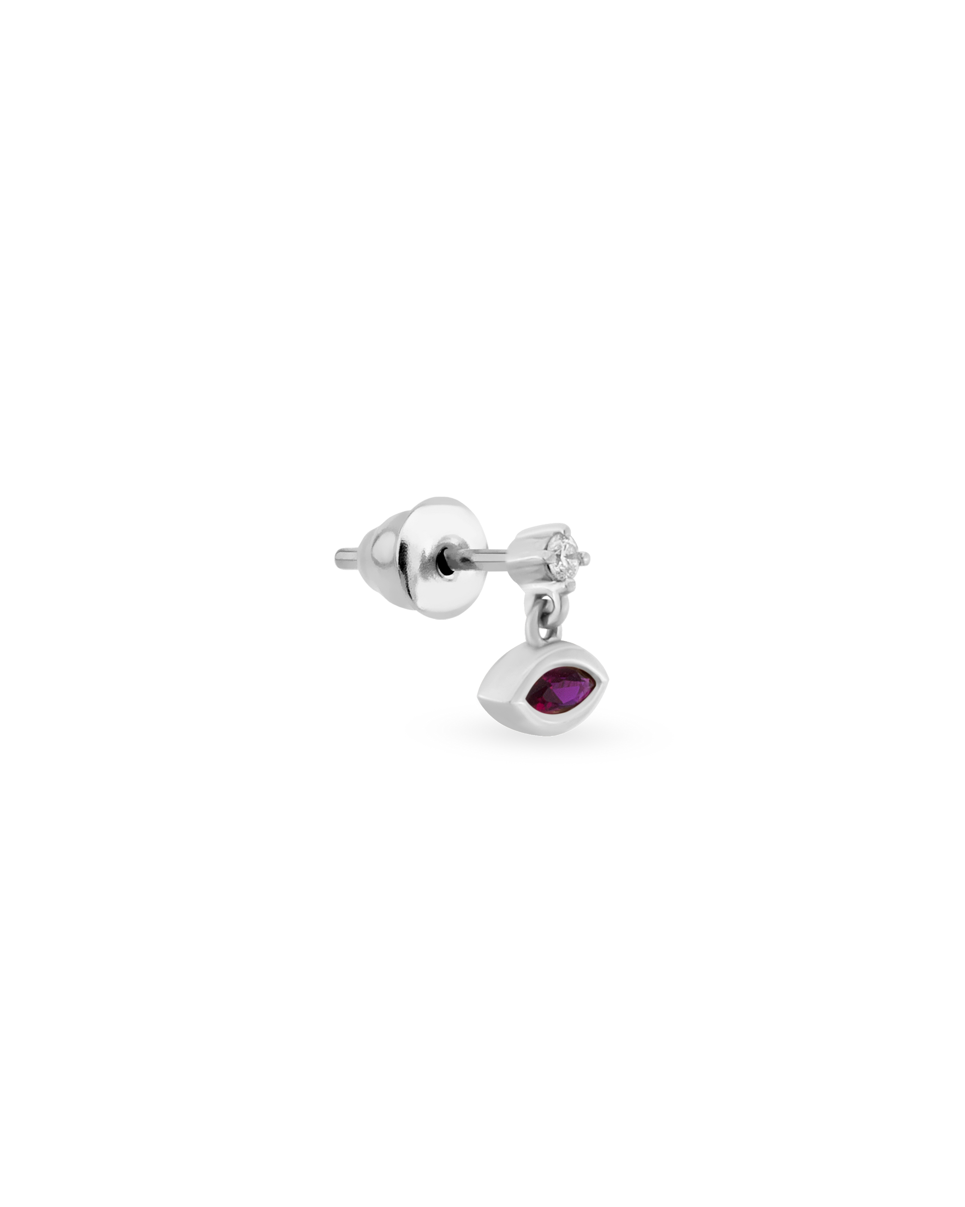 Drop Marquise Gem Tekli Küpe