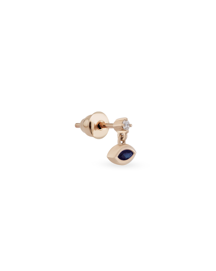 Drop Marquise Gem Tekli Küpe