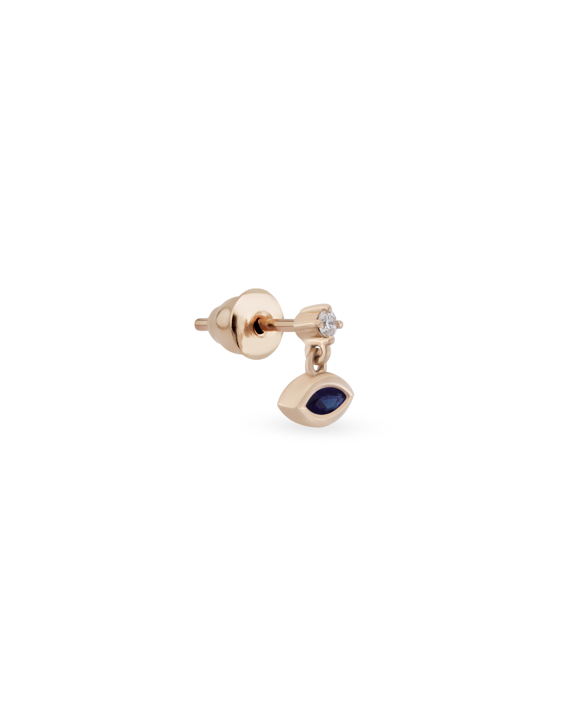 Drop Marquise Gem Tekli Küpe