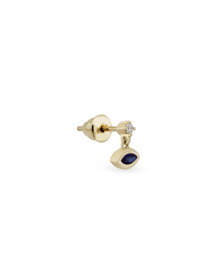 Drop Marquise Gem Tekli Küpe
