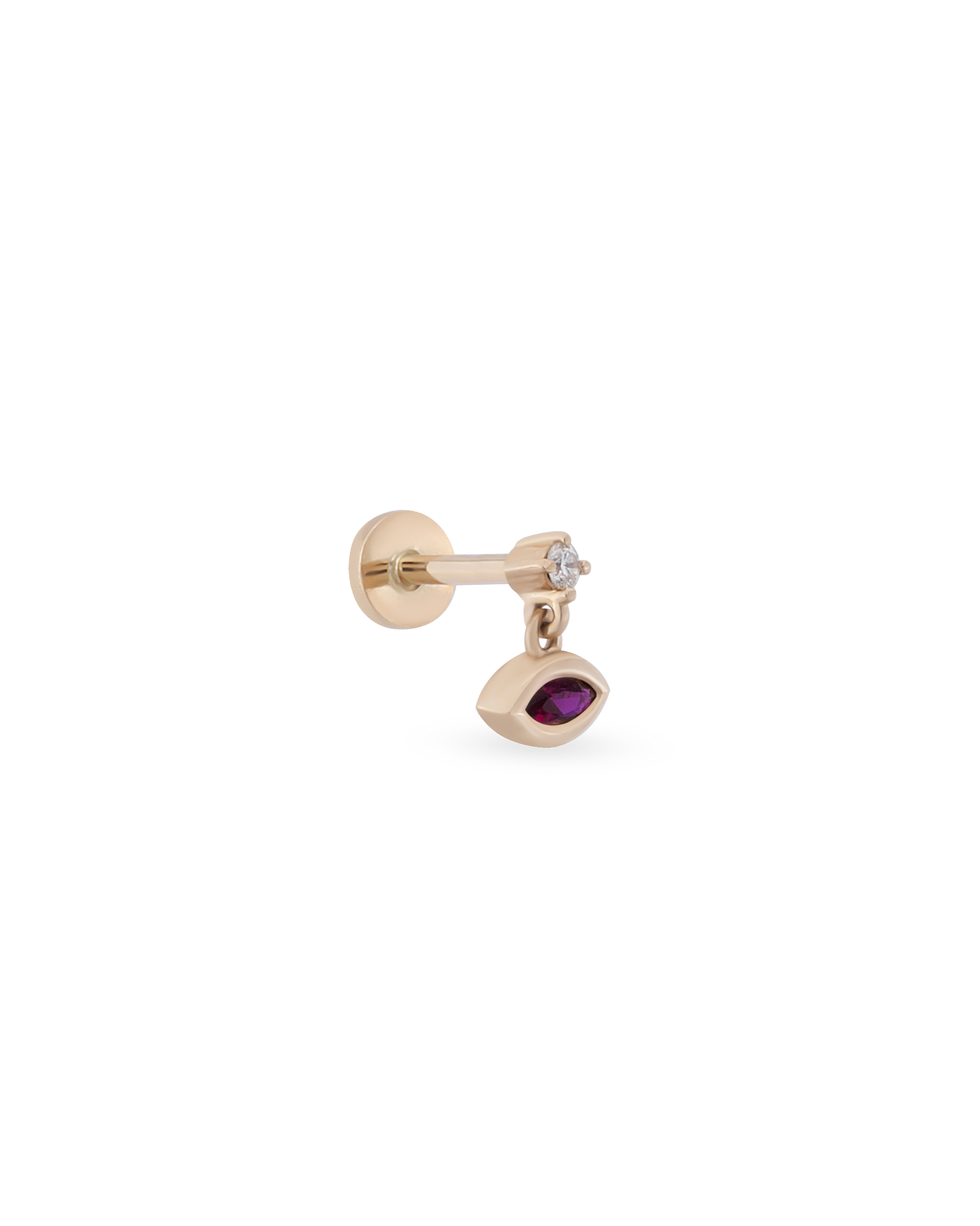 Drop Marquise Gem Piercing