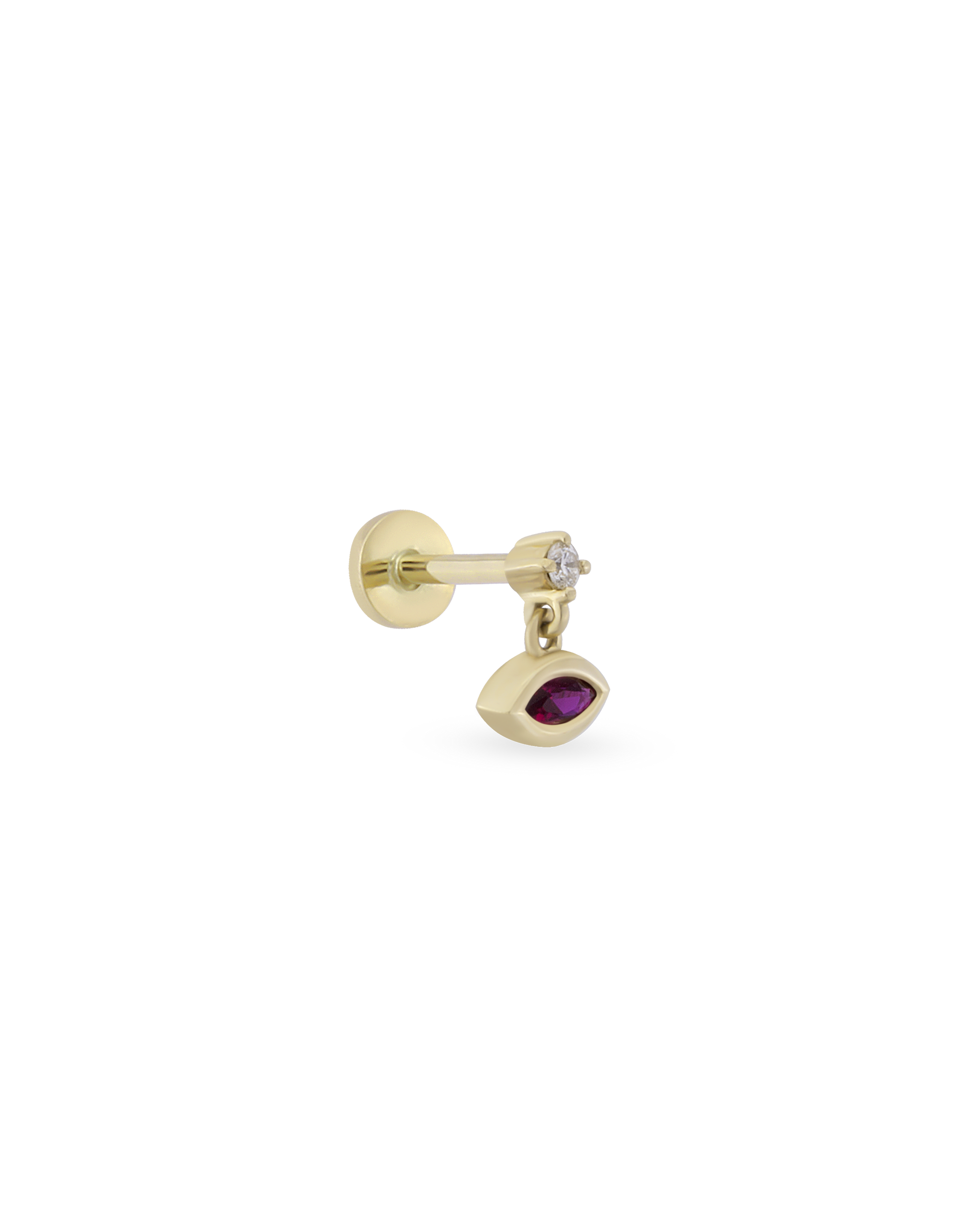 Drop Marquise Gem Piercing