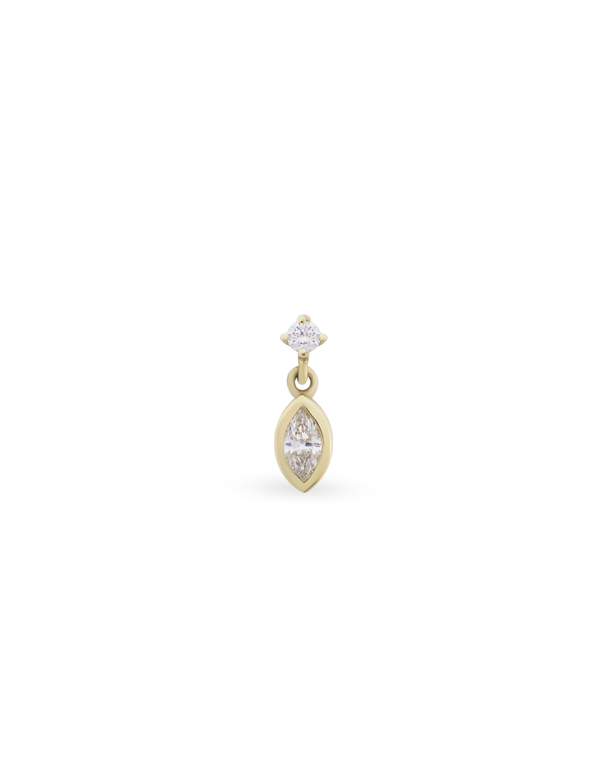 Drop Marquise Tekli Küpe