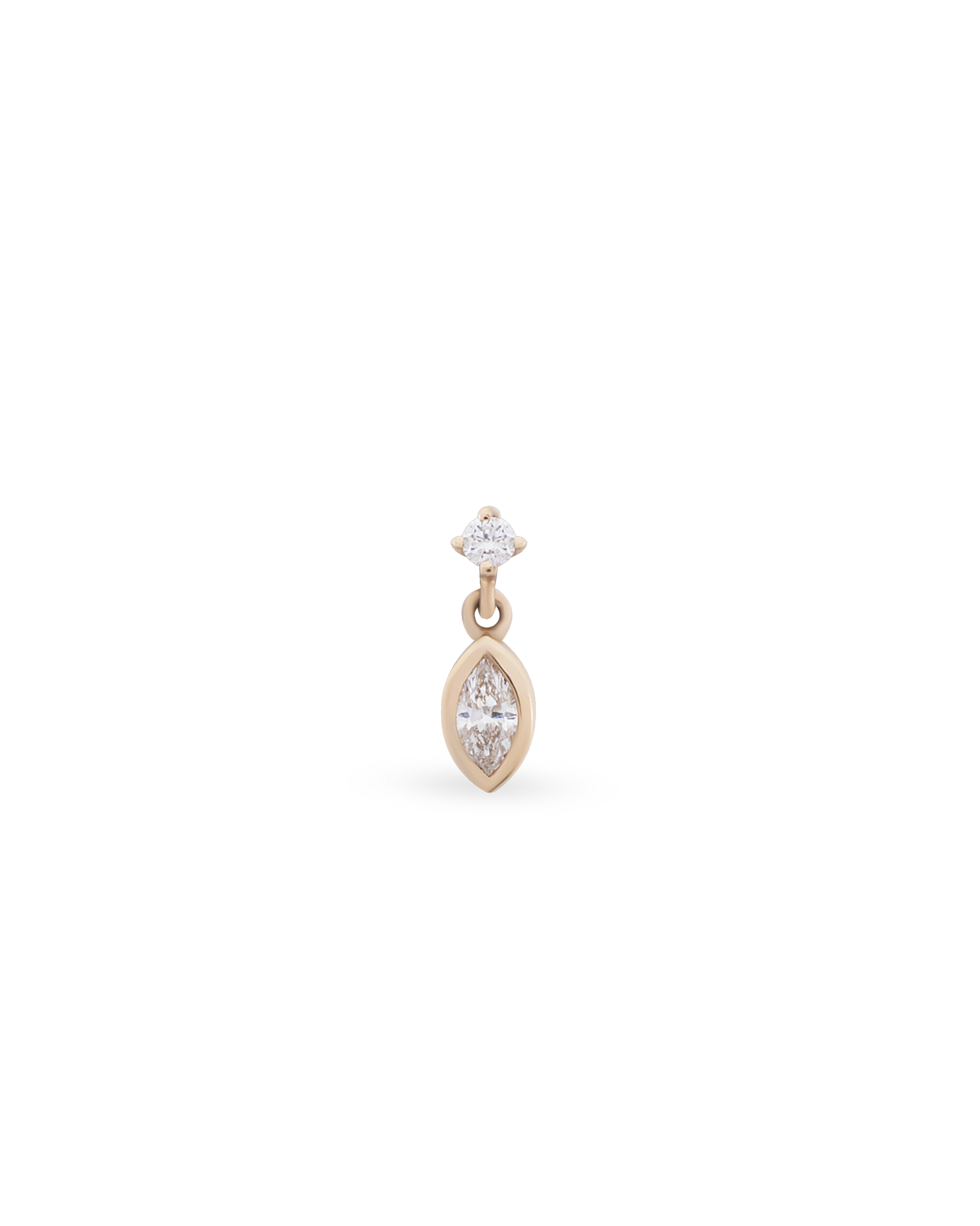Drop Marquise Tekli Küpe