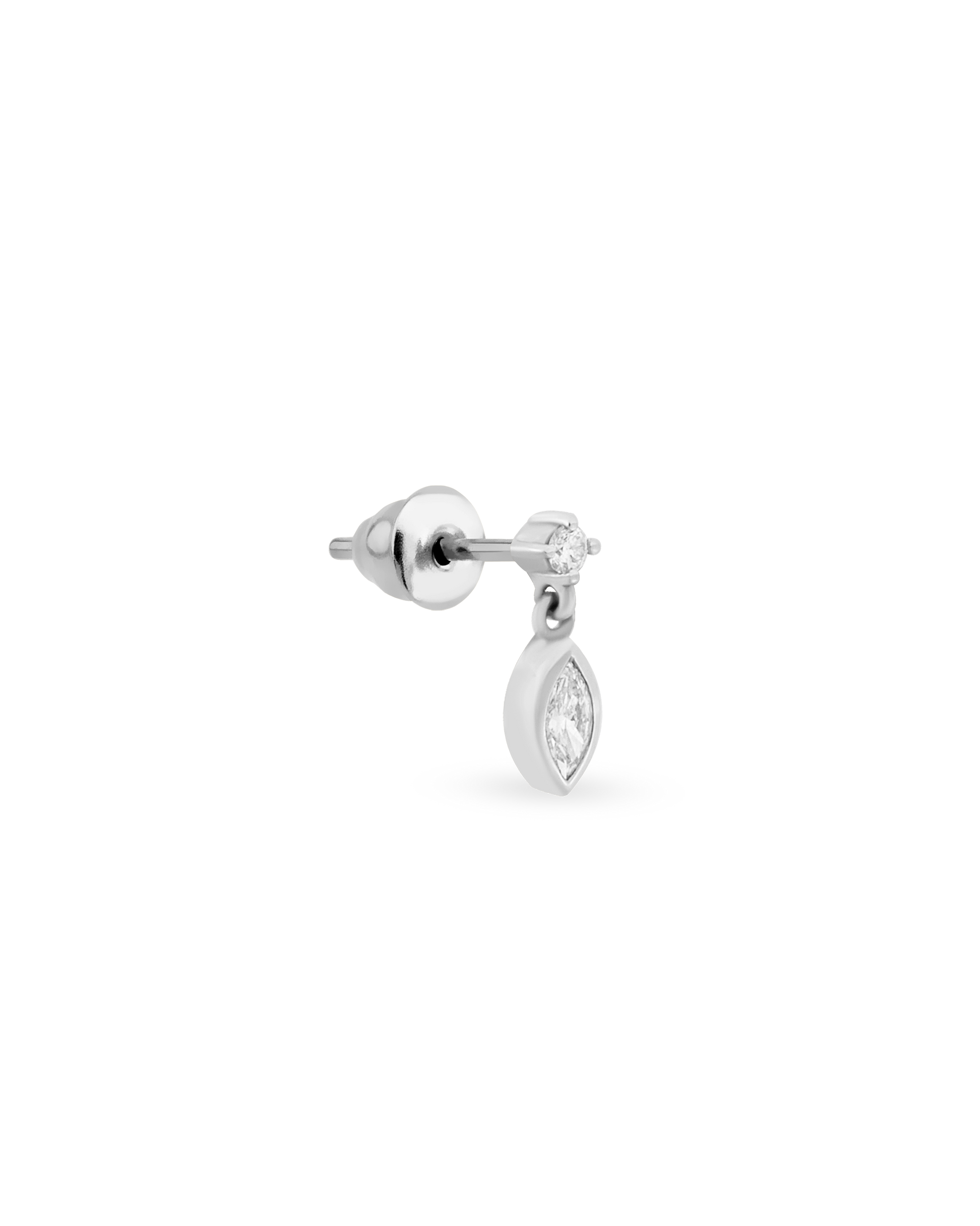 Drop Marquise Tekli Küpe