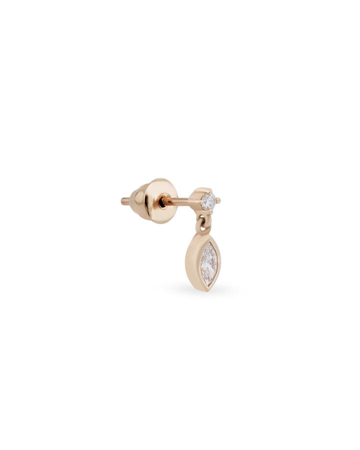 Drop Marquise Tekli Küpe