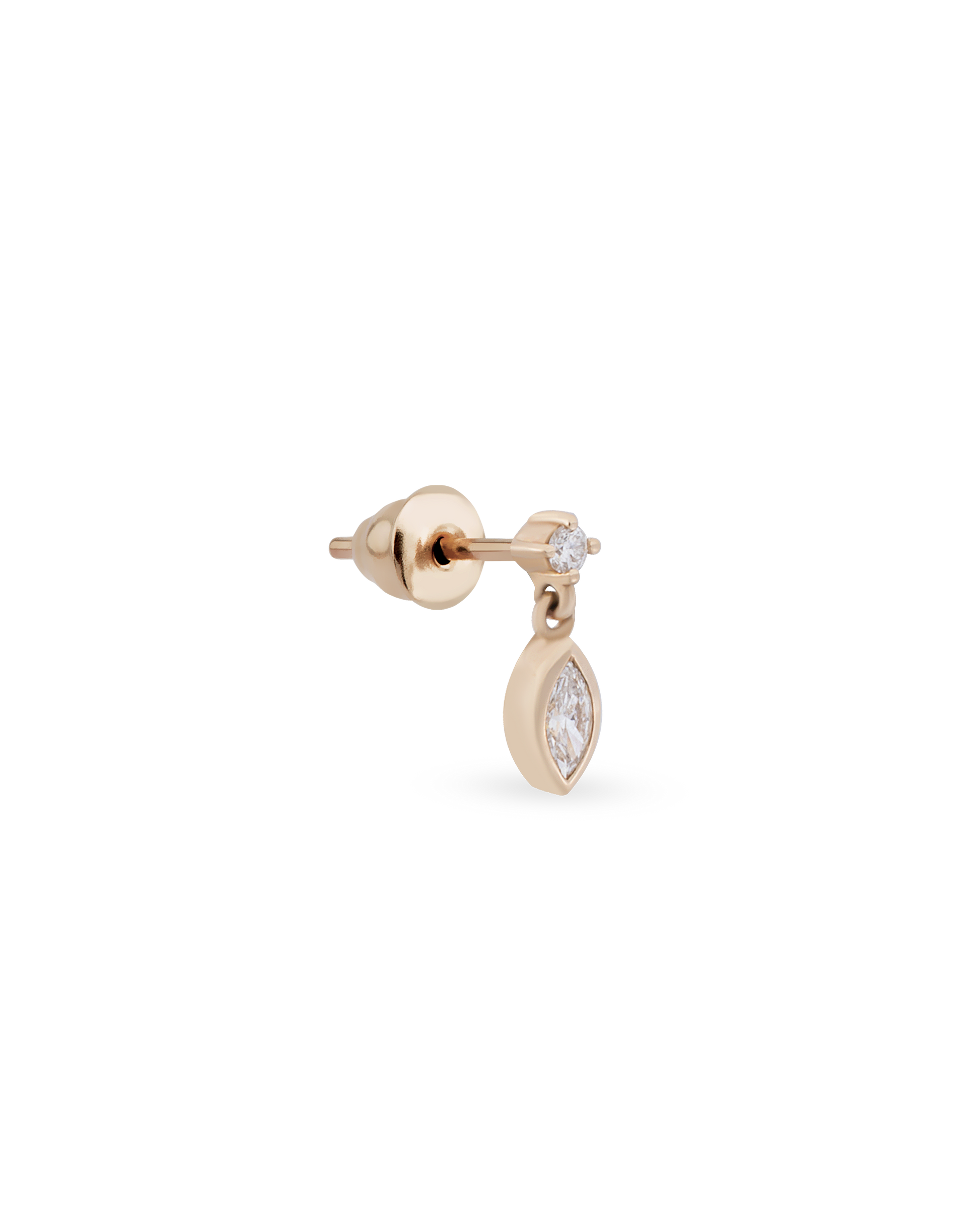 Drop Marquise Tekli Küpe