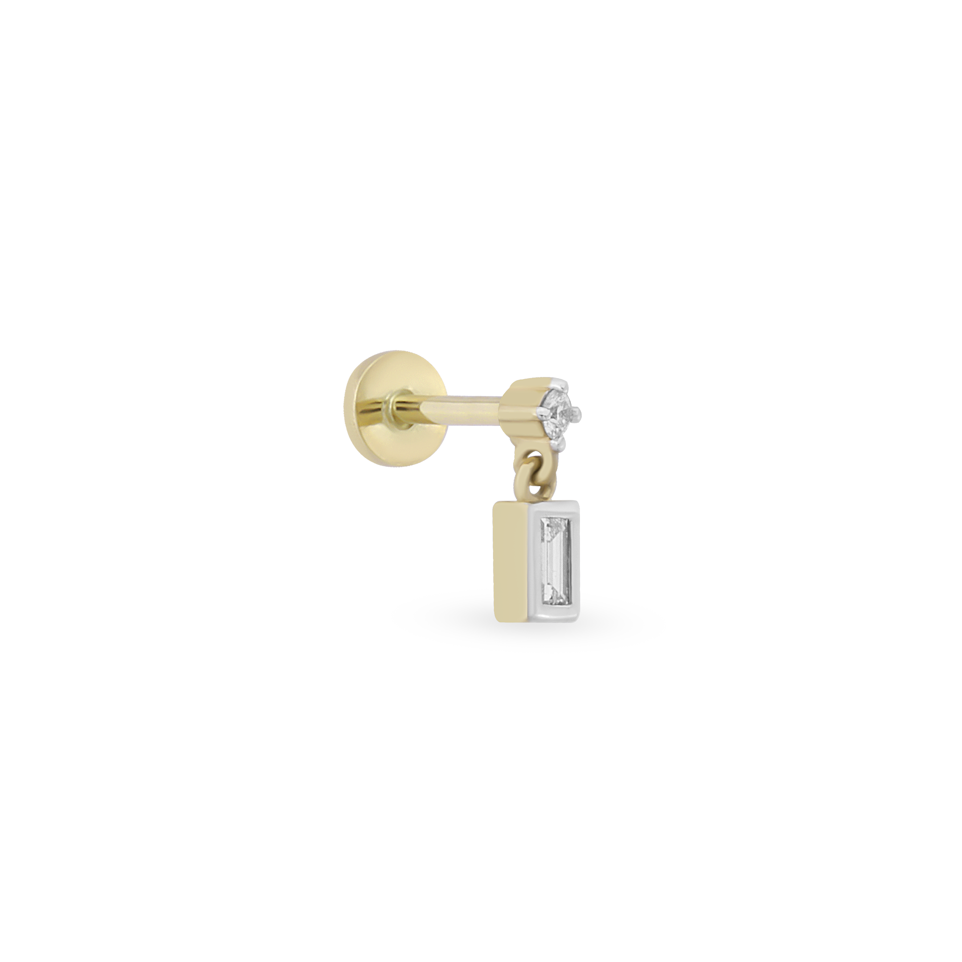 Drop Baguette Piercing