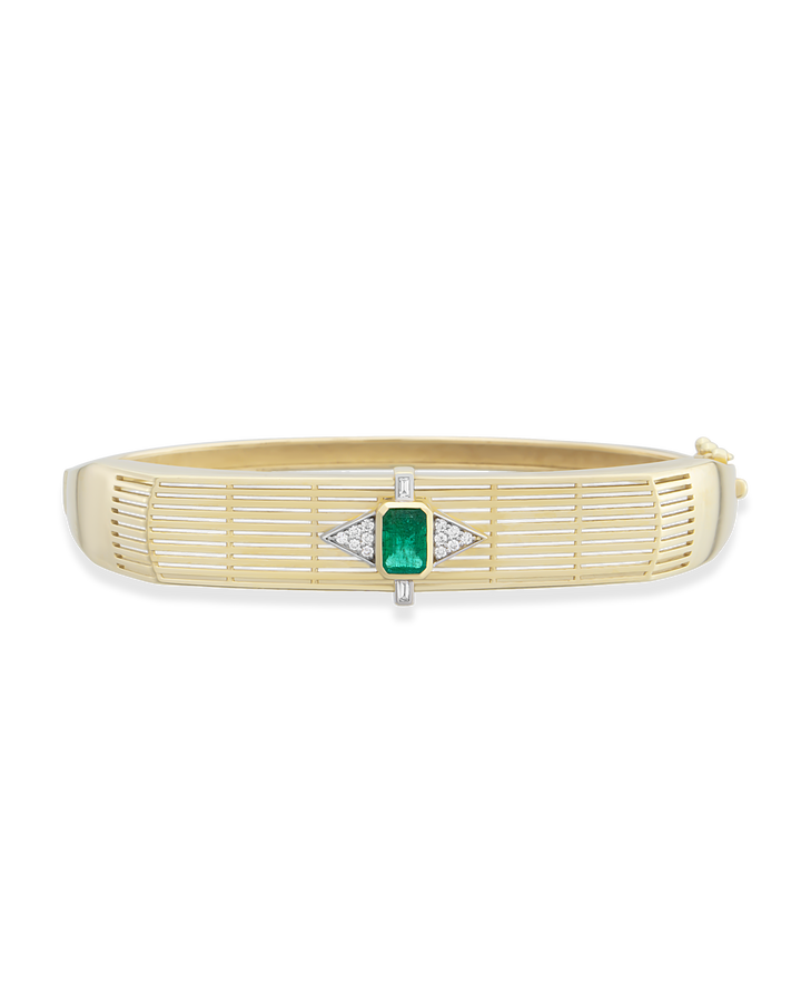 Chiara Tria Emerald Kelepçe Bileklik