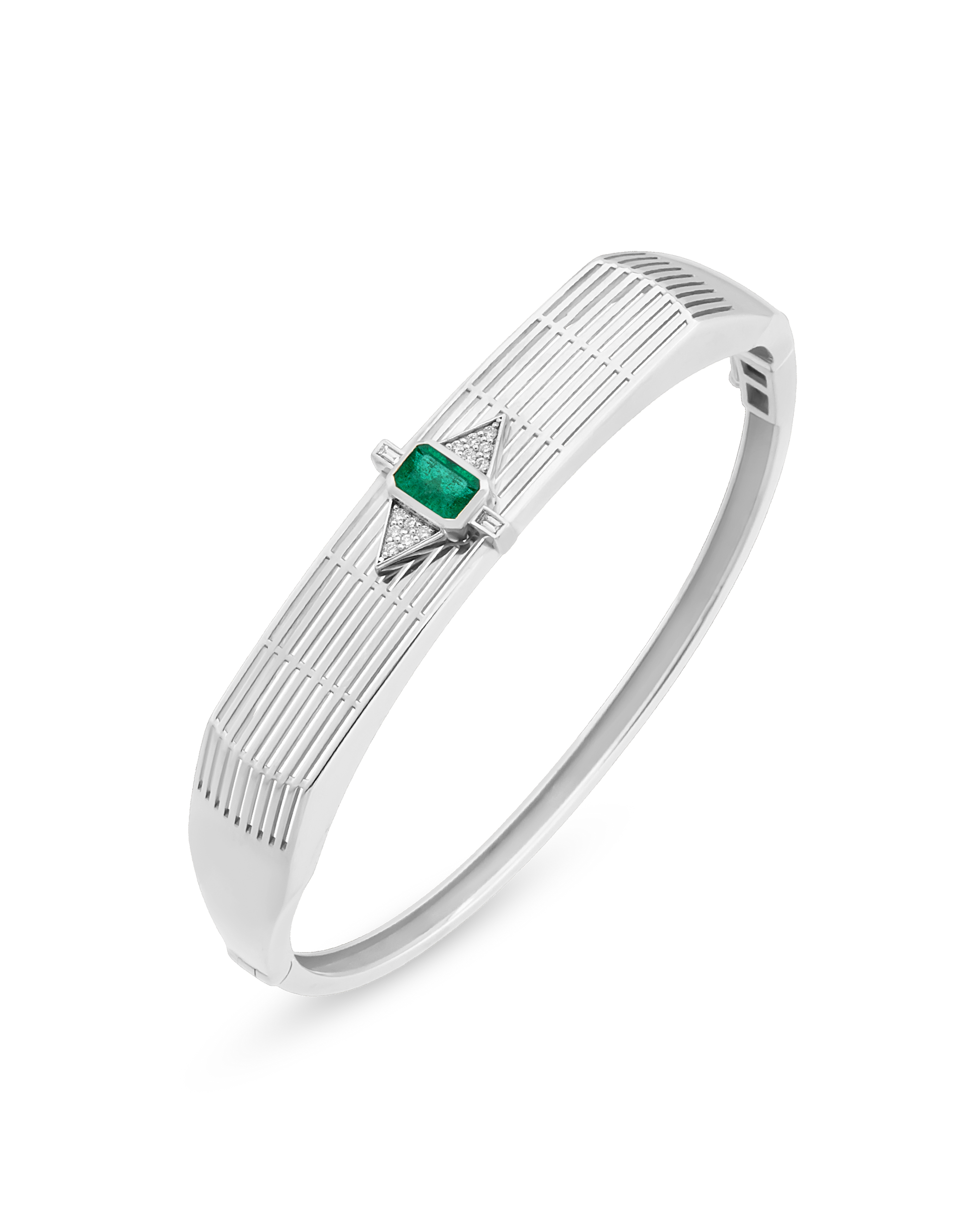 Chiara Tria Emerald Kelepçe Bileklik