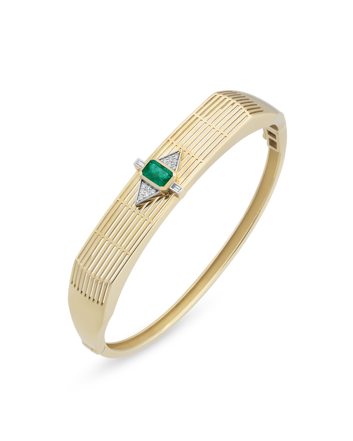 Chiara Tria Emerald Kelepçe Bileklik