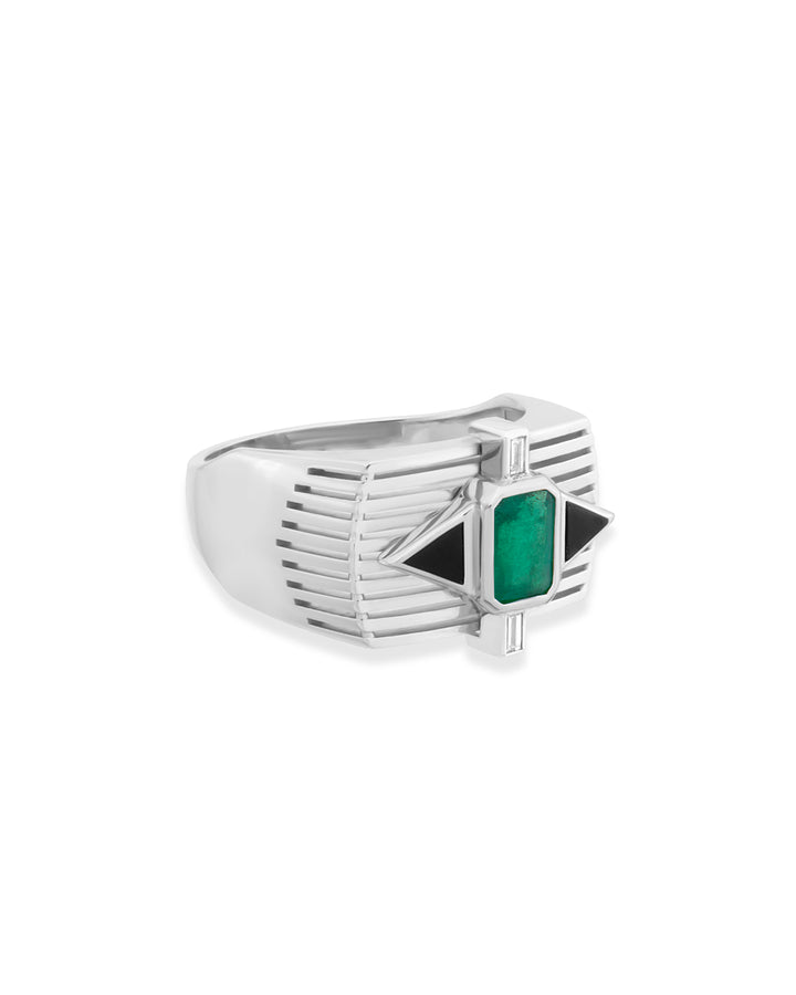 Chiara Tria Emerald Yüzük