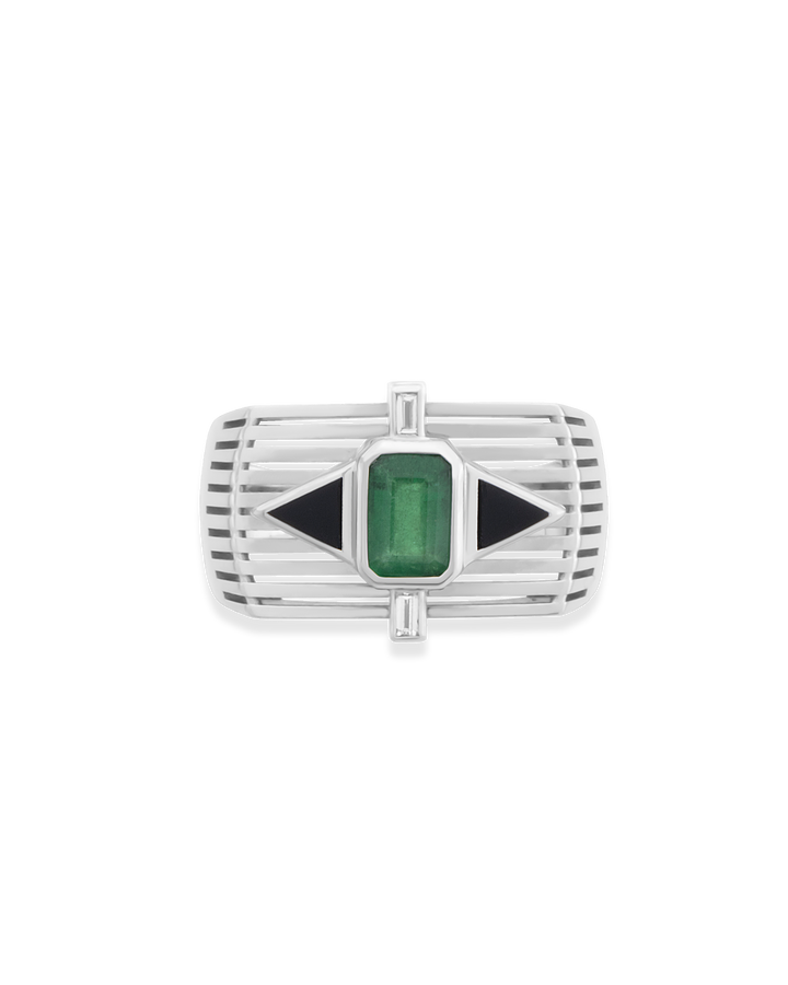 Chiara Tria Emerald Yüzük