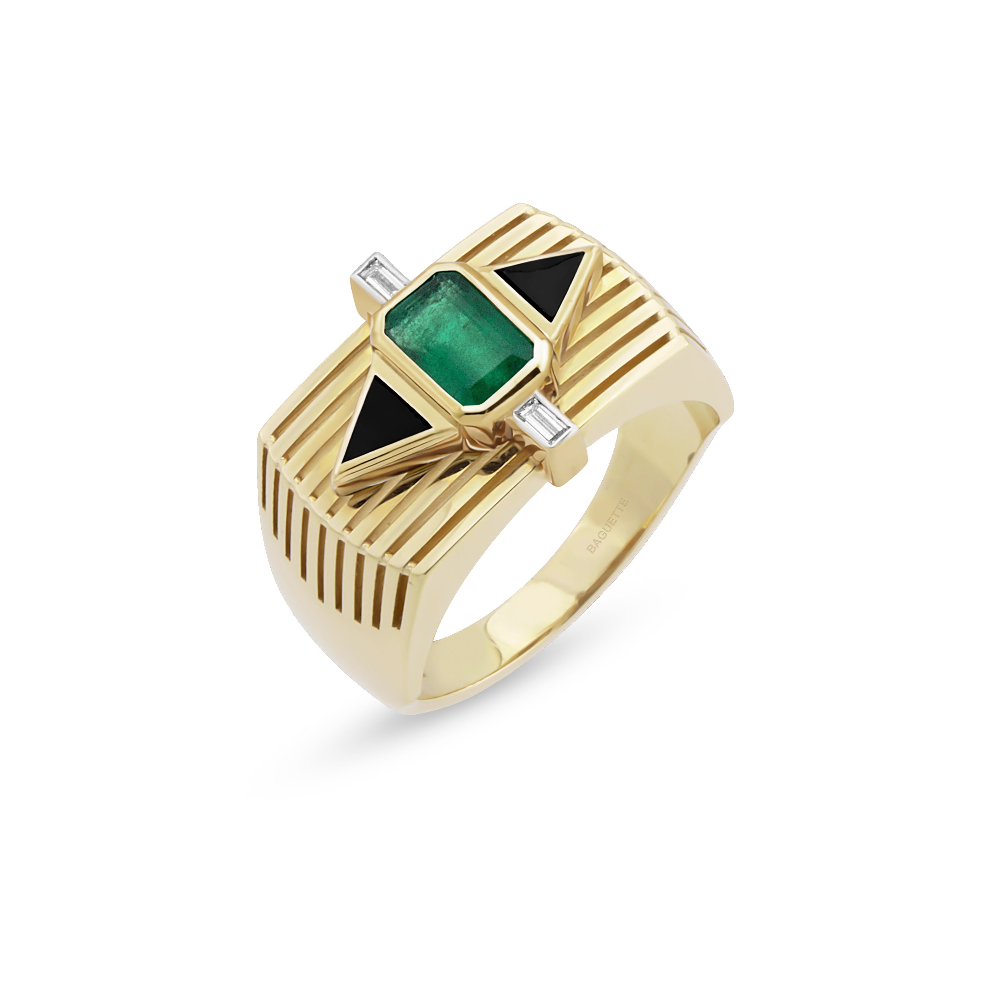 Chiara Tria Emerald Yüzük