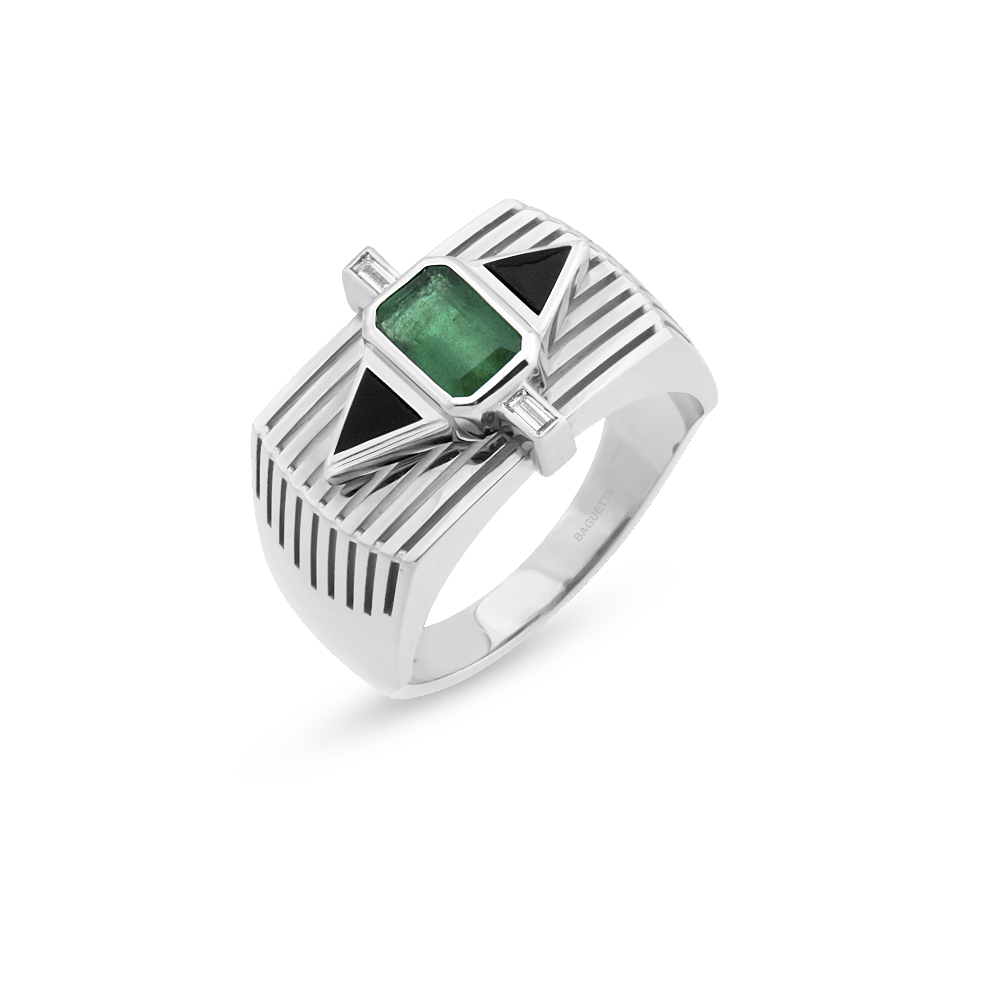 Chiara Tria Emerald Yüzük