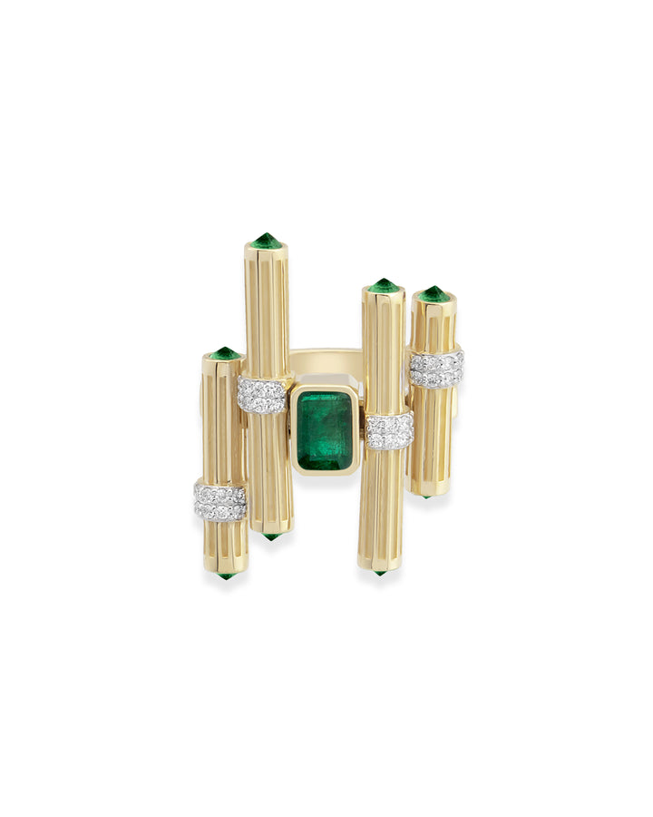 Gloria Ligna Emerald Yüzük