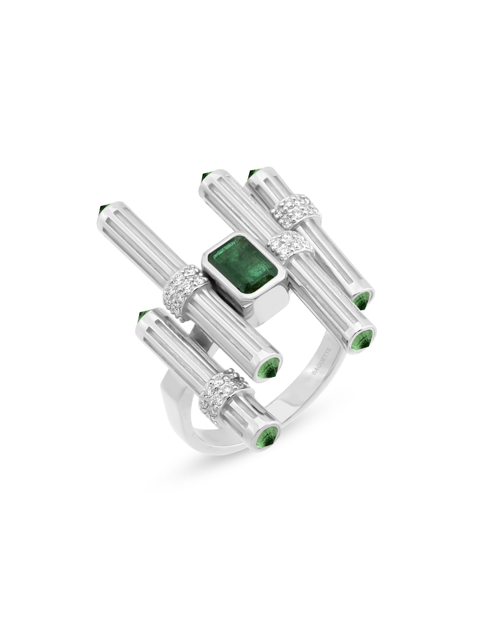 Gloria Ligna Emerald Yüzük
