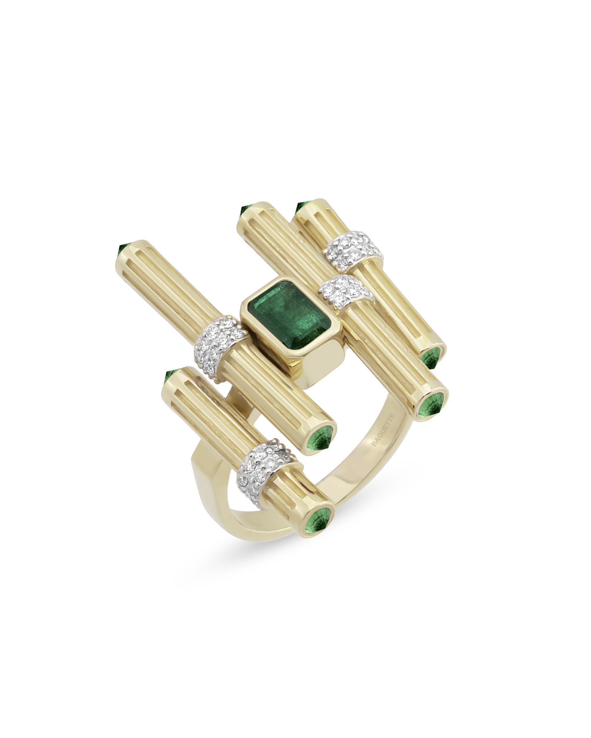 Gloria Ligna Emerald Yüzük