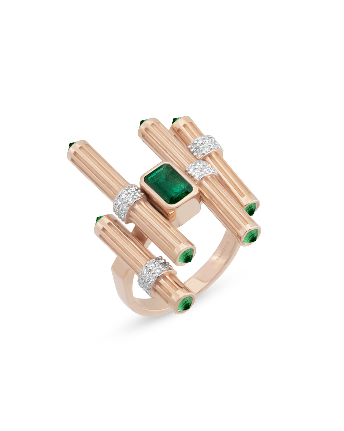 Gloria Ligna Emerald Yüzük