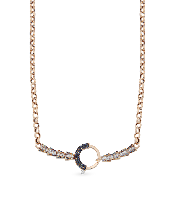 Baguette Chain Arrow Zincir Kolye