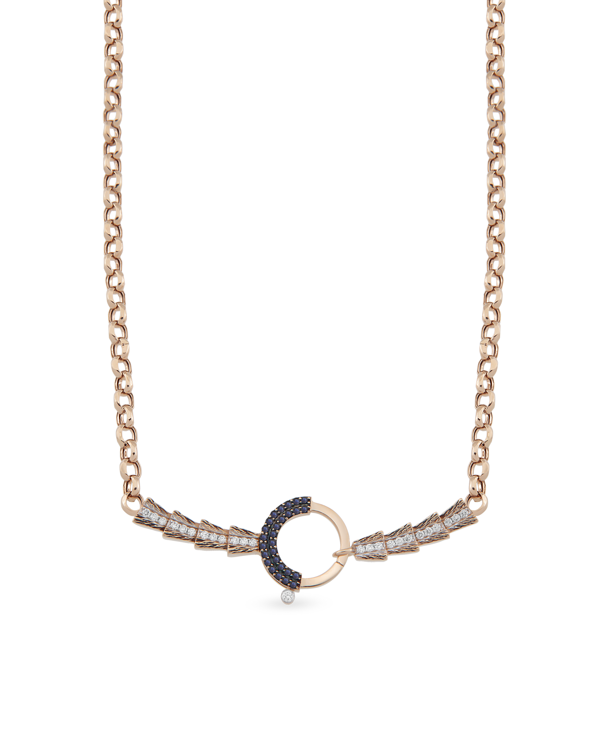 Baguette Chain Arrow Zincir Kolye
