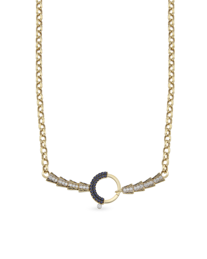 Baguette Chain Arrow Zincir Kolye