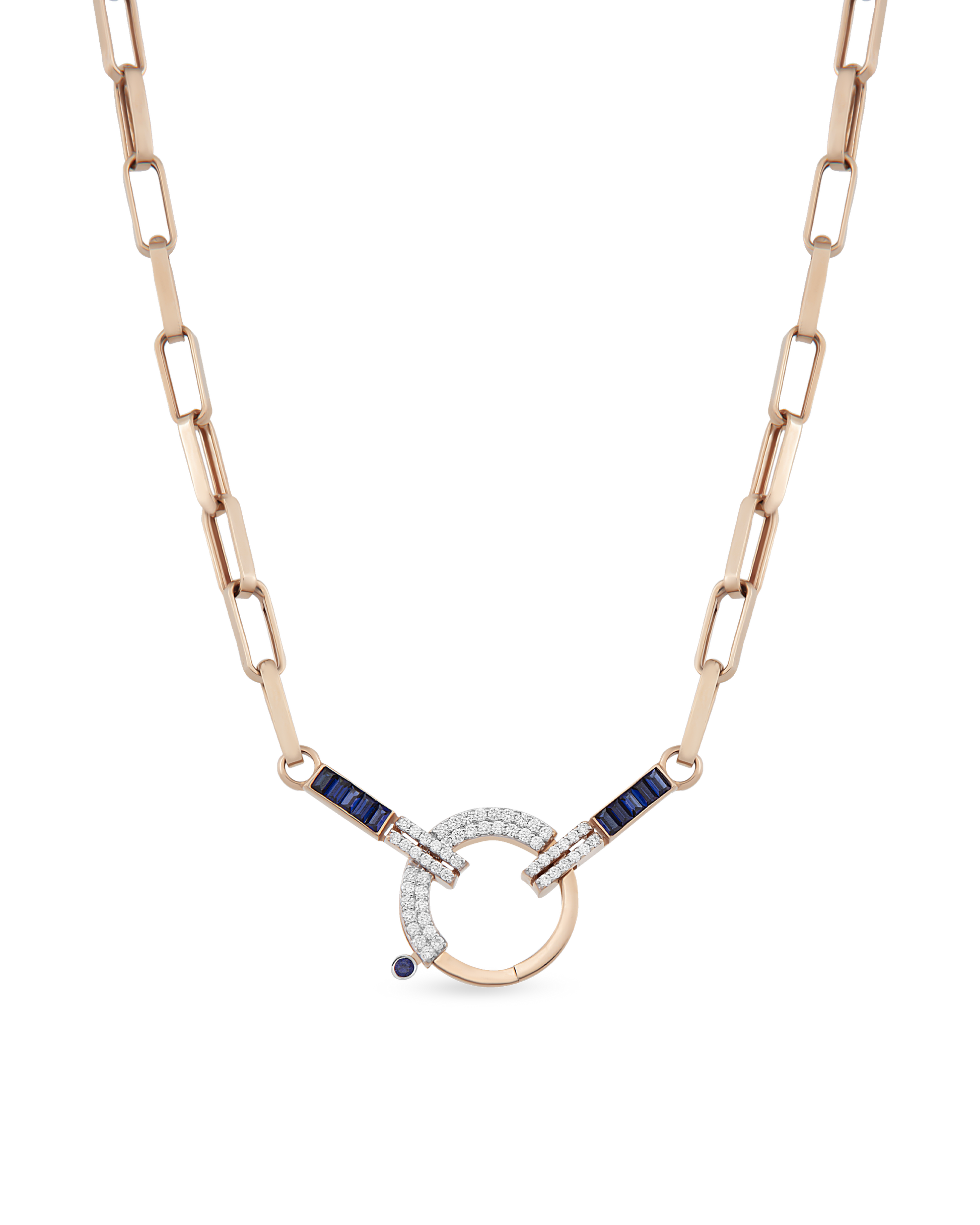Baguette Chain Linea Glam Zincir Kolye