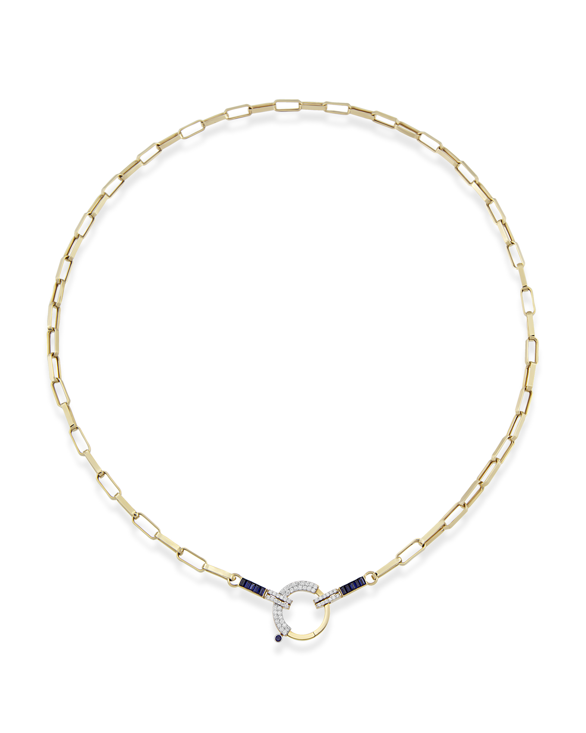 Baguette Chain Linea Glam Zincir Kolye