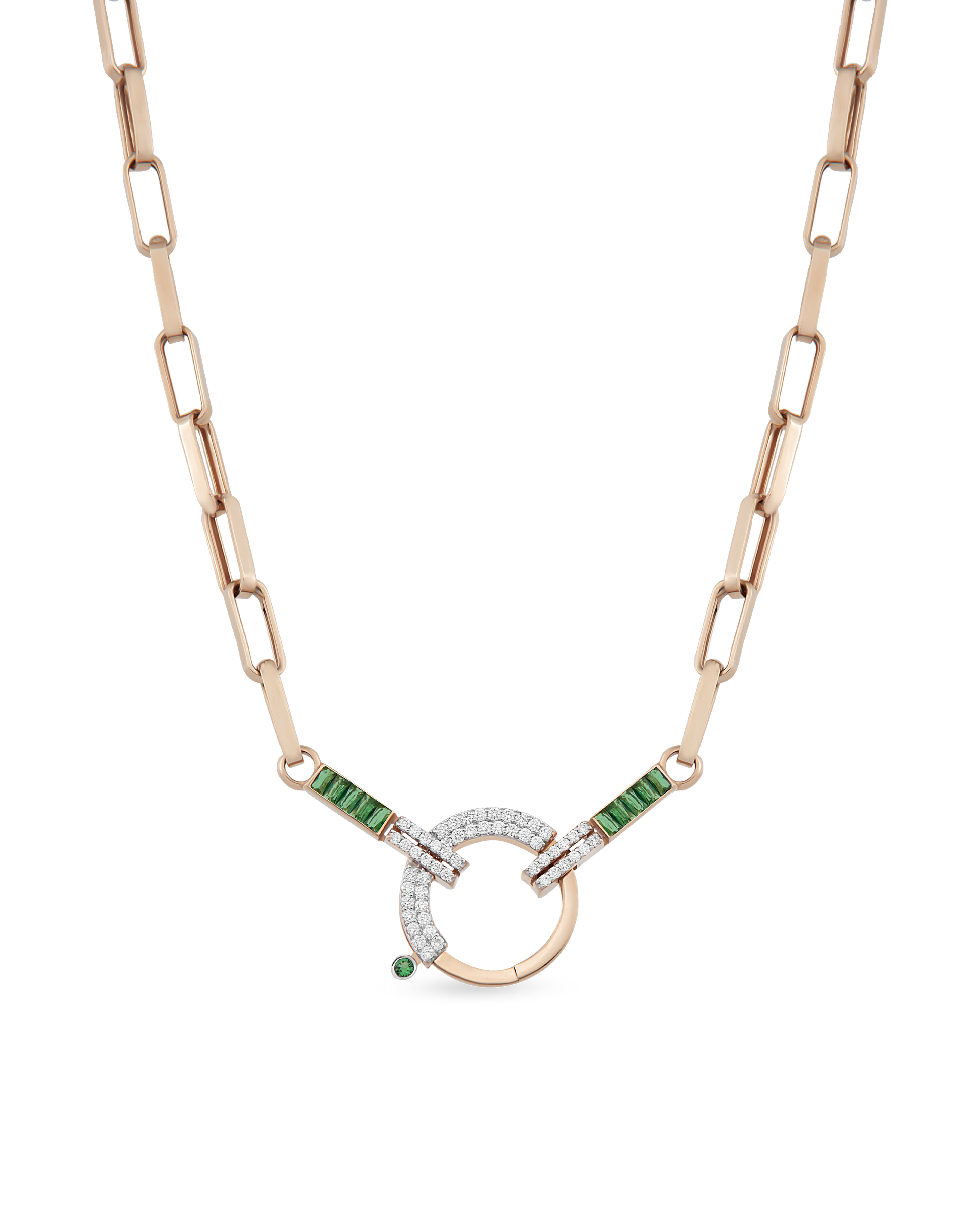 Baguette Chain Linea Glam Zincir Kolye