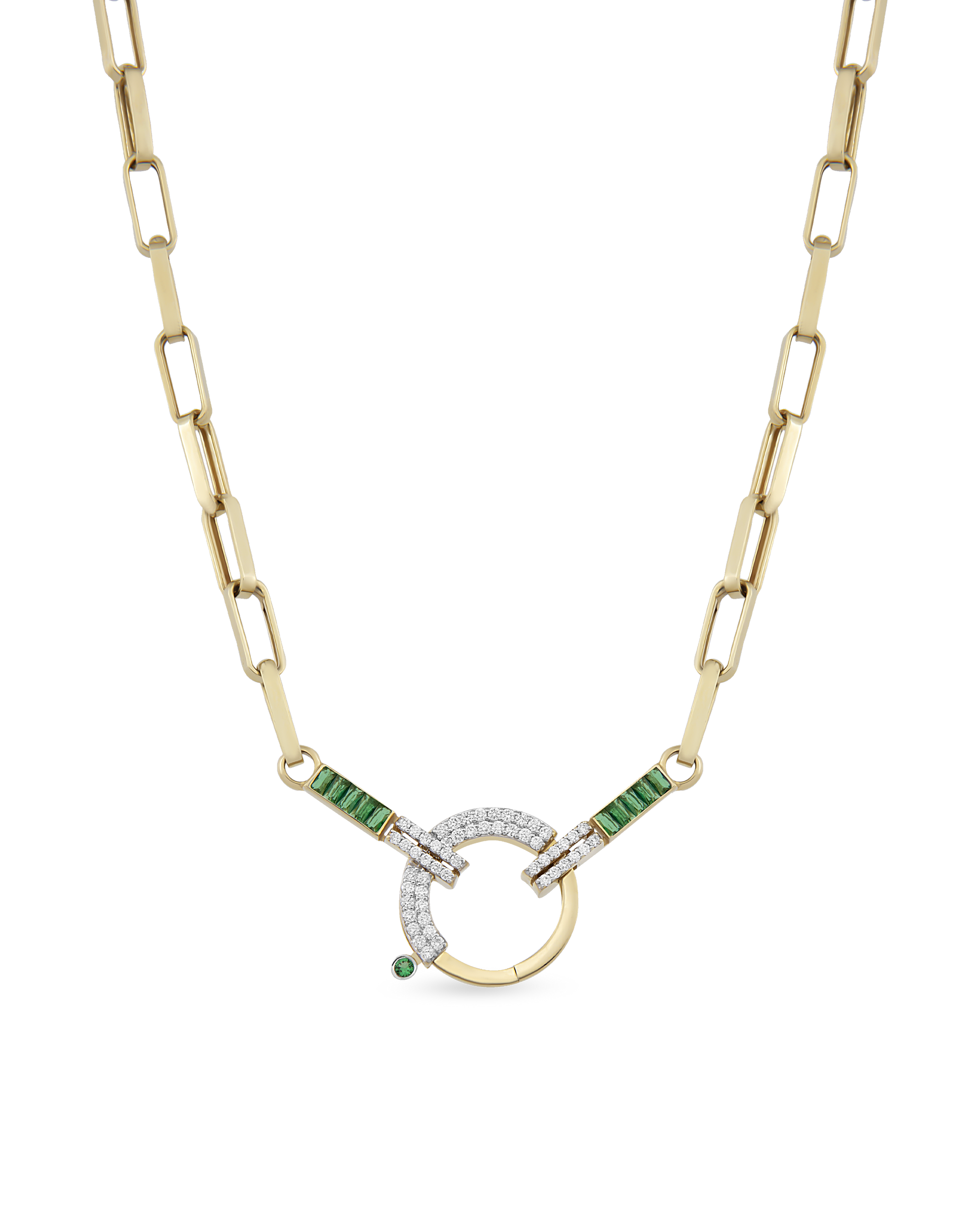 Baguette Chain Linea Glam Zincir Kolye