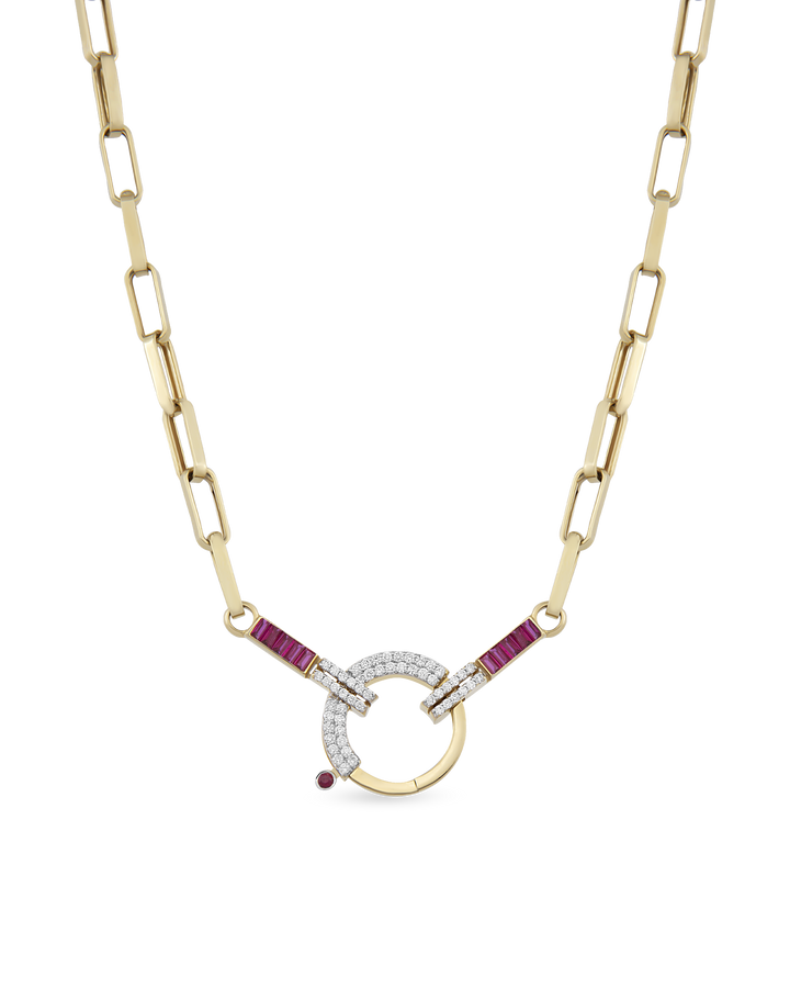 Baguette Chain Linea Glam Zincir Kolye