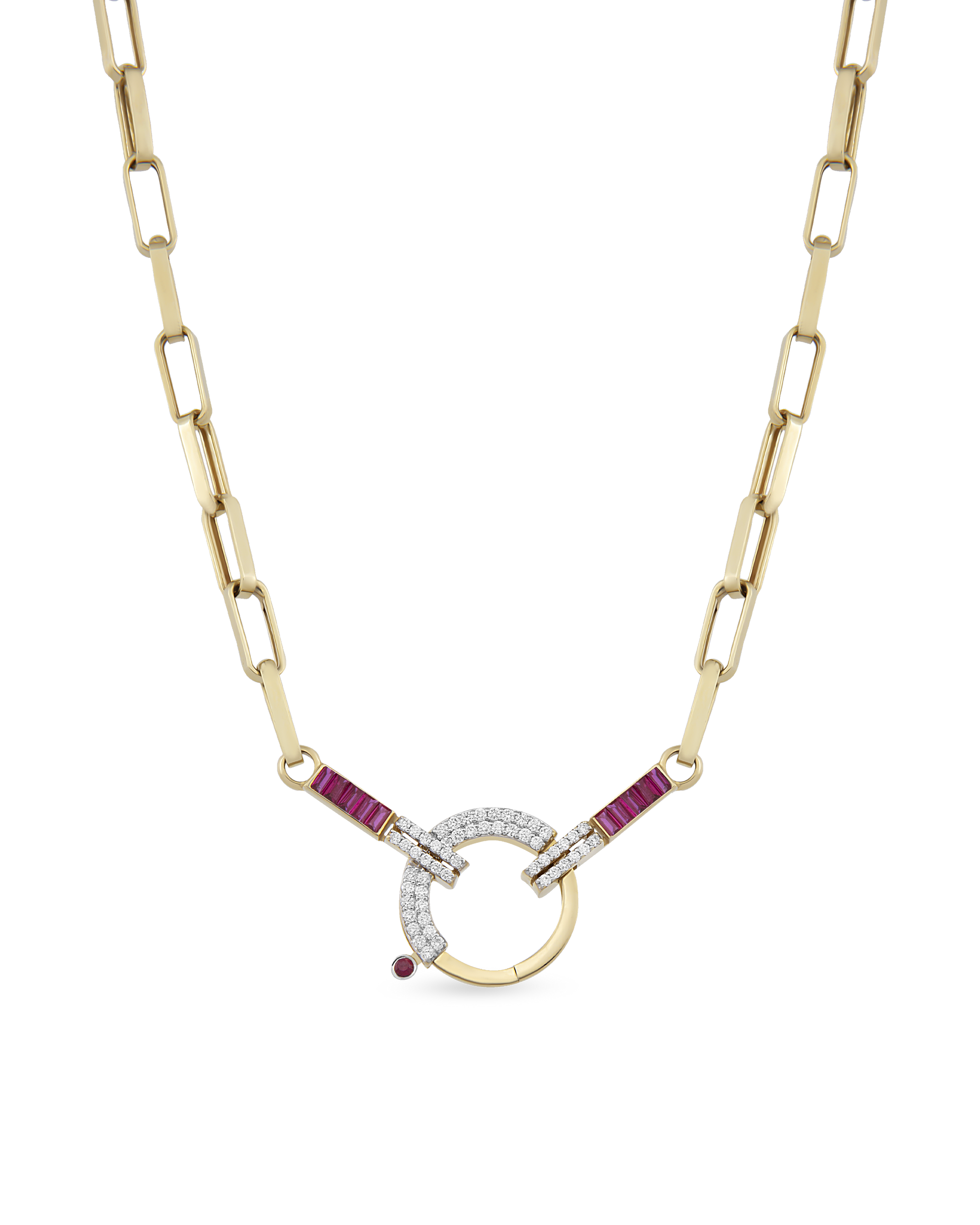 Baguette Chain Linea Glam Zincir Kolye