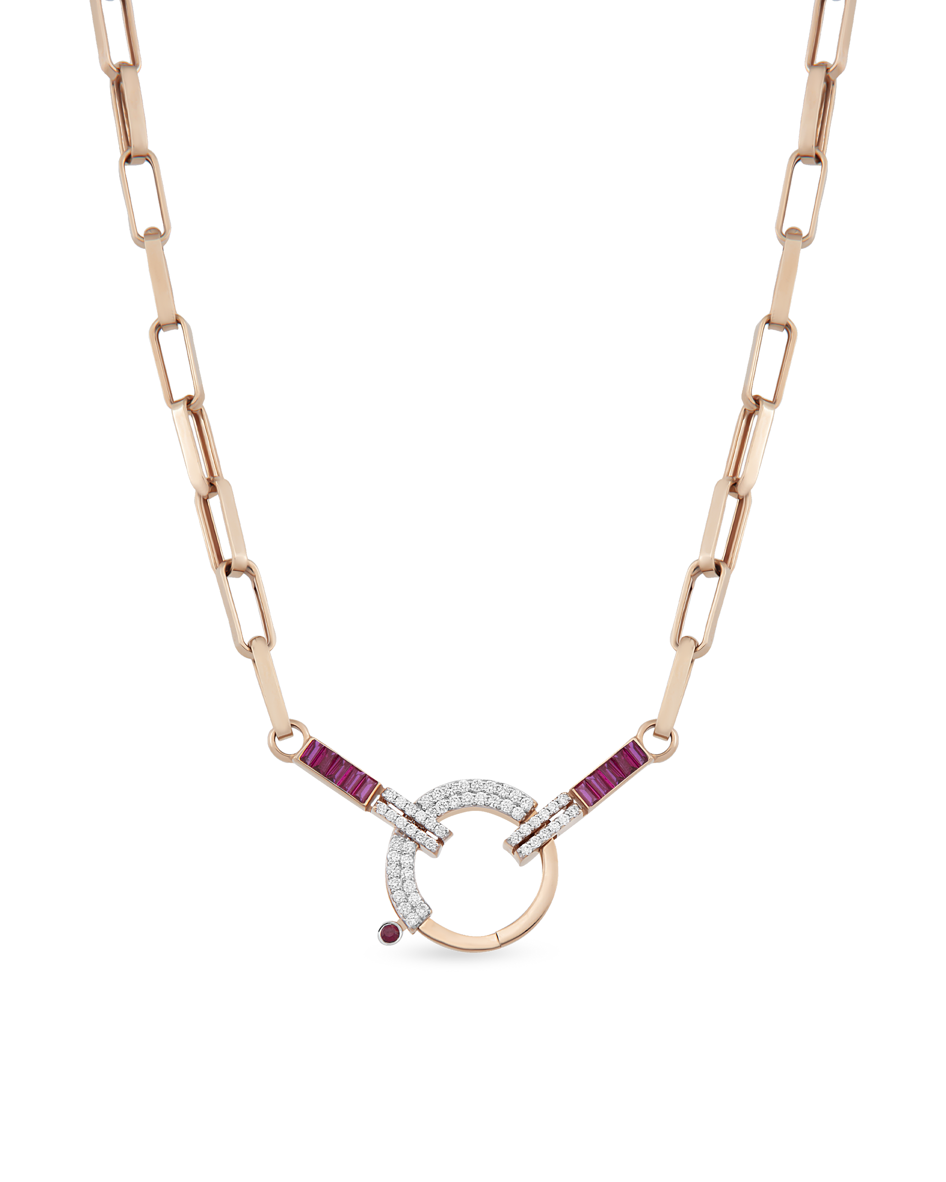 Baguette Chain Linea Glam Zincir Kolye