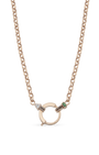 Baguette Chain Cognac Zincir Kolye