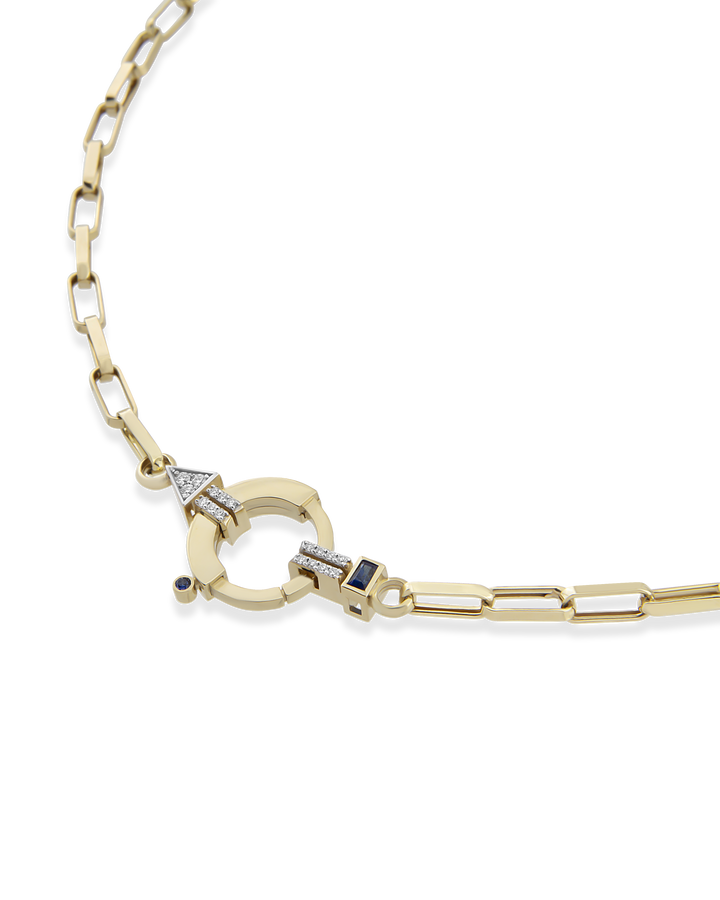 Baguette Chain Zincir Kolye
