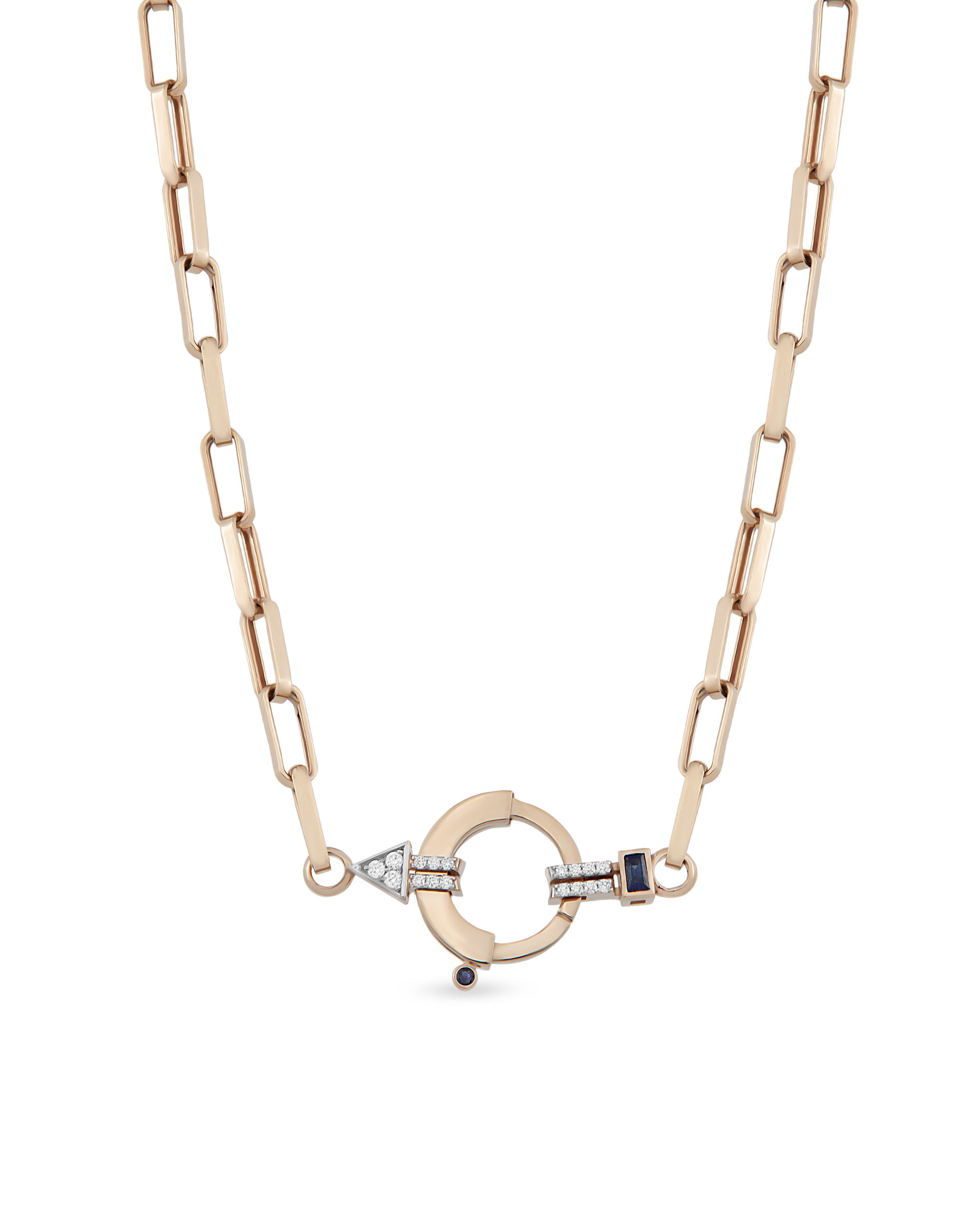 Baguette Chain Zincir Kolye