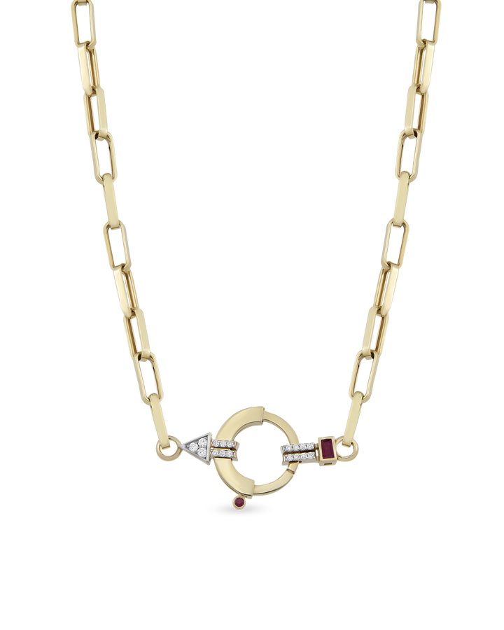 Baguette Chain Zincir Kolye