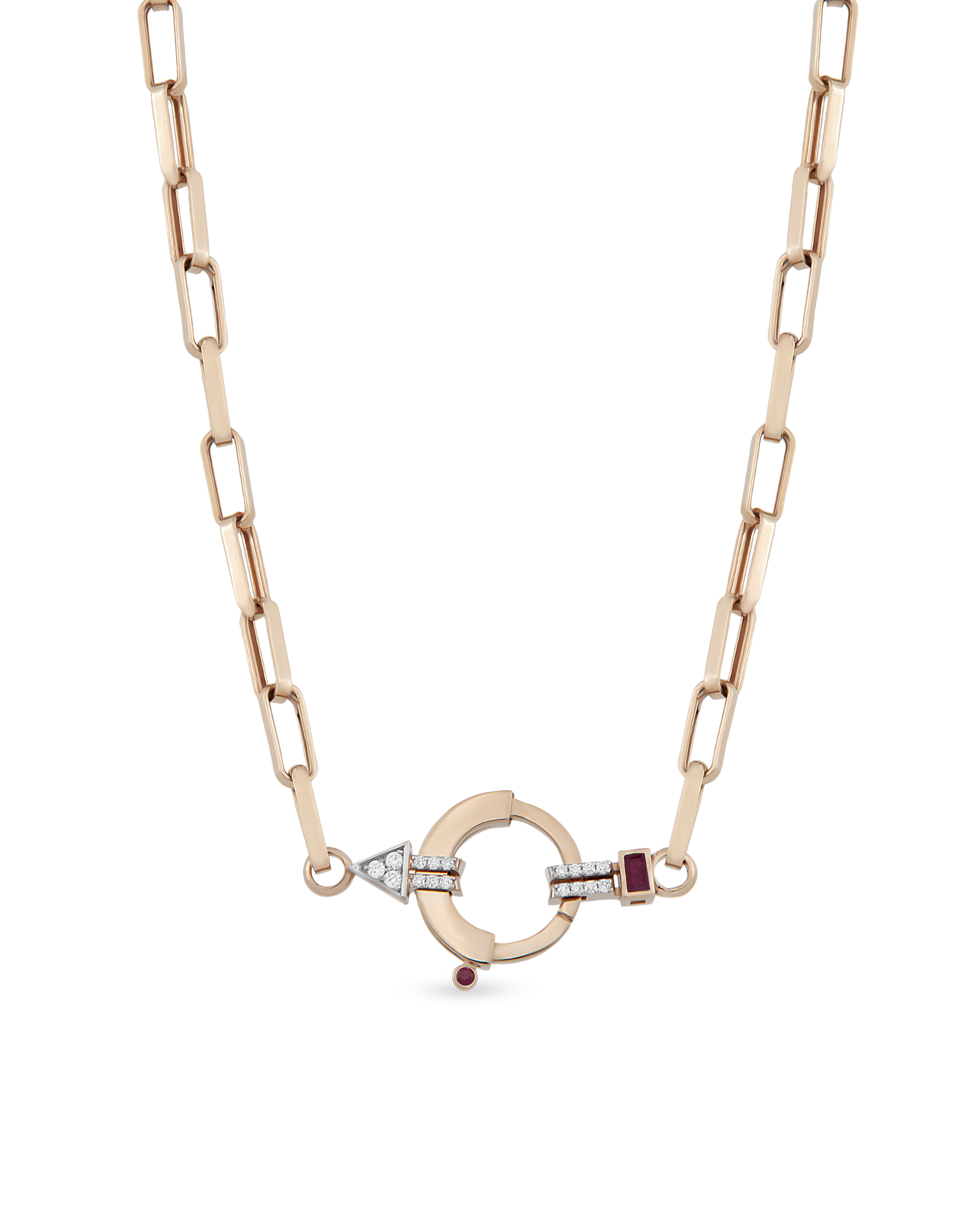 Baguette Chain Zincir Kolye