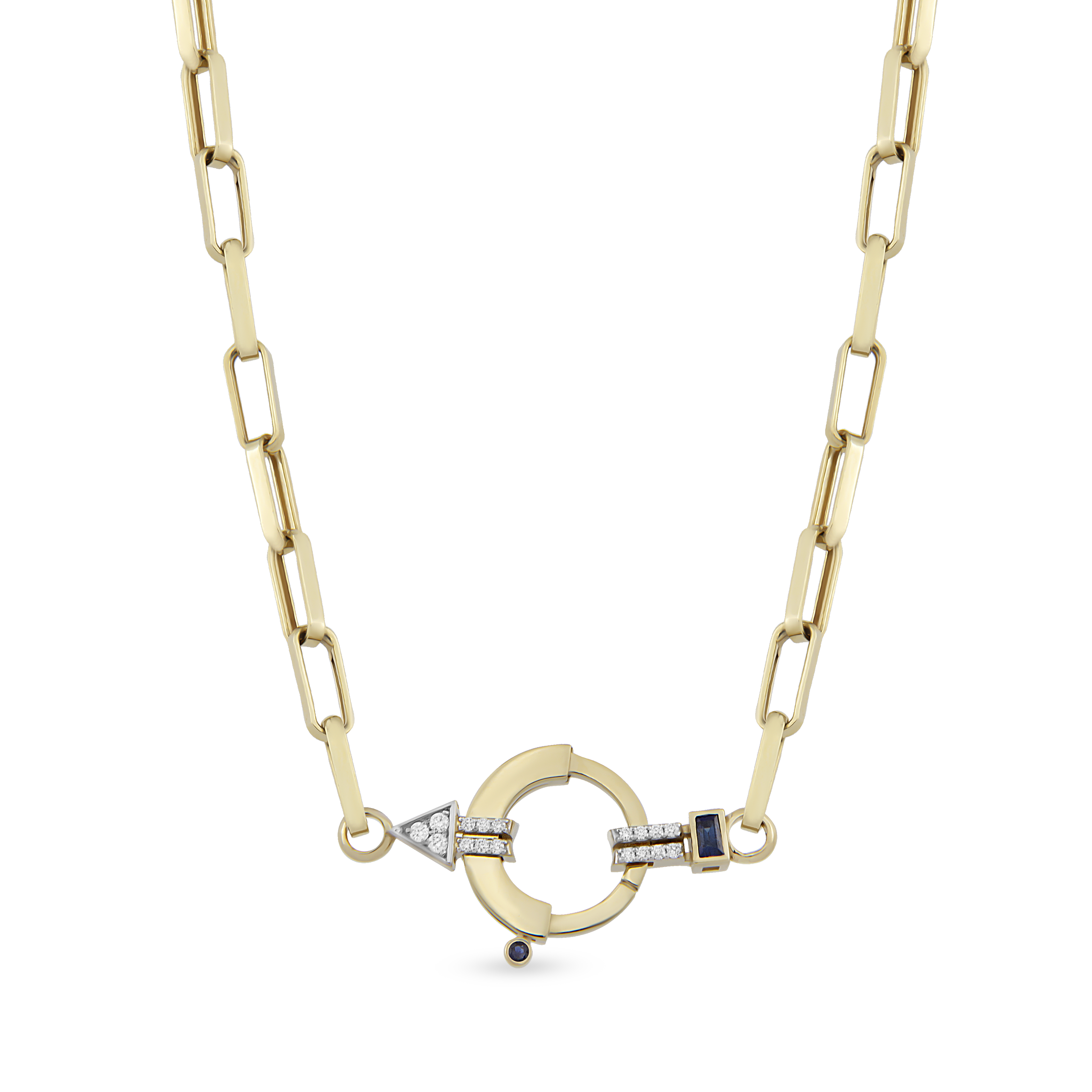 Baguette Chain Zincir Kolye