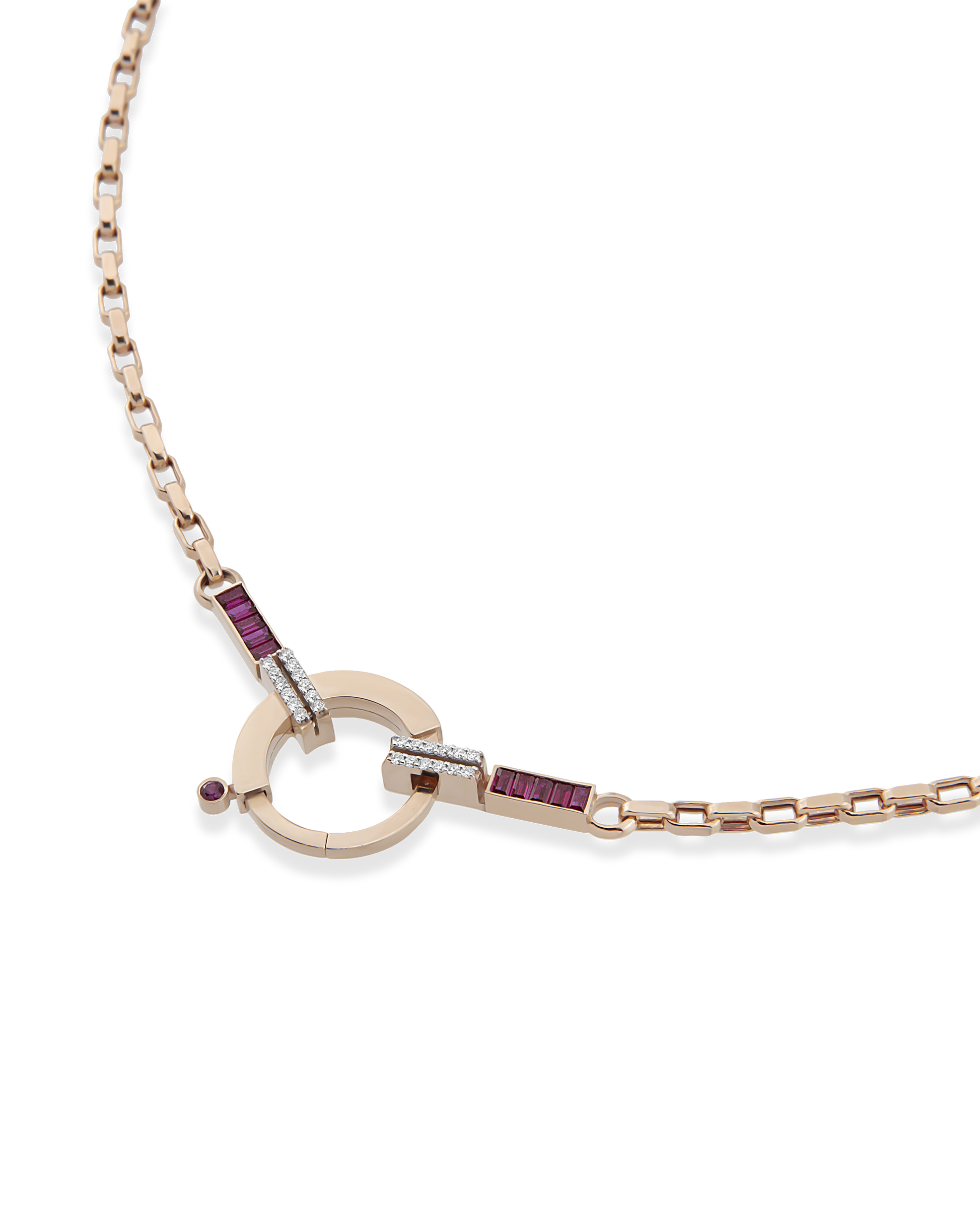 Baguette Chain Linea Zincir Kolye