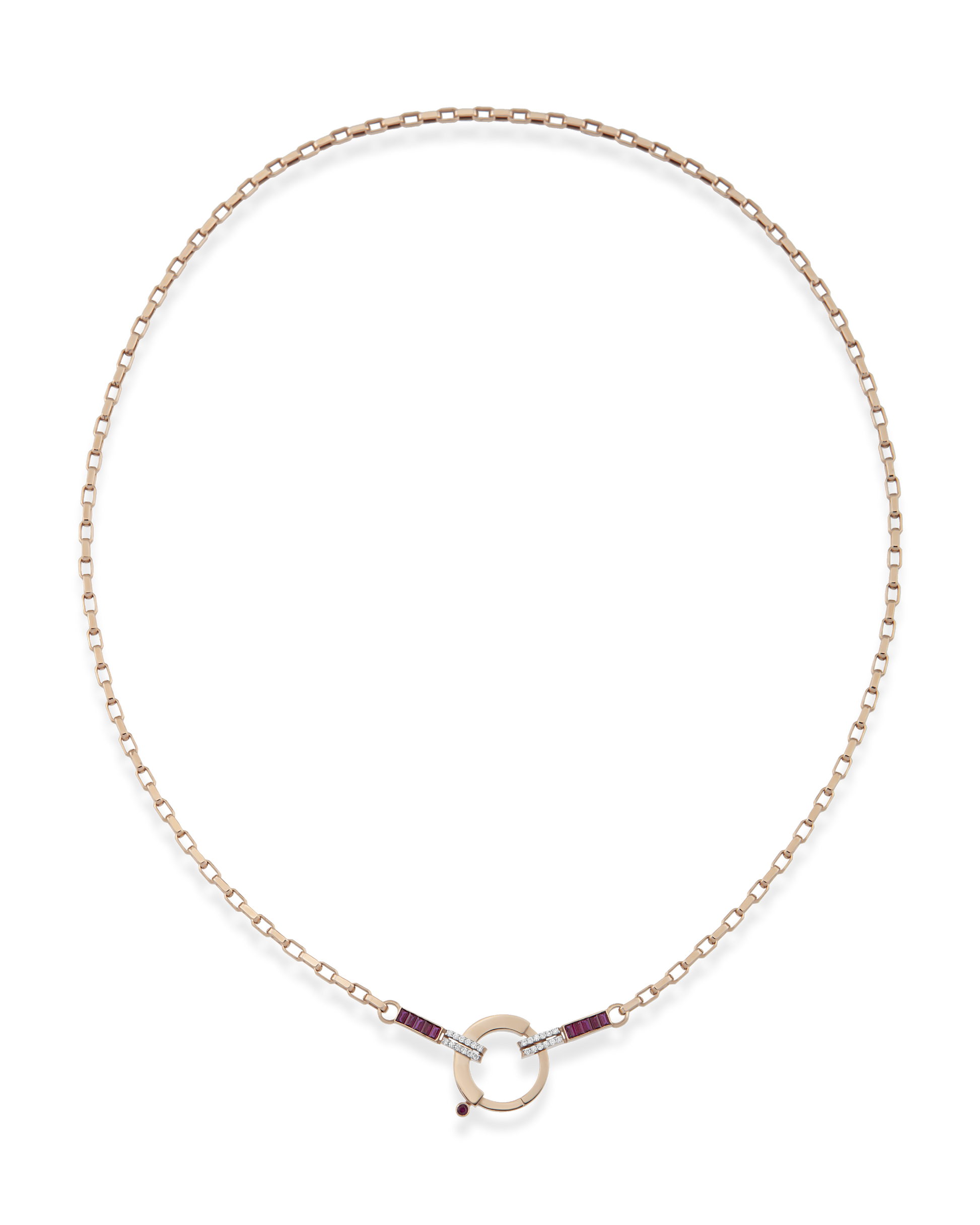 Baguette Chain Linea Zincir Kolye